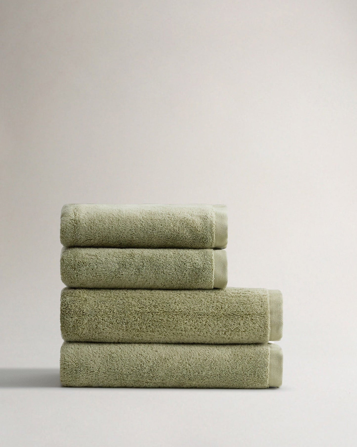 Turkish Cotton Bath Towel Bundle (Pack of 4) - Sage