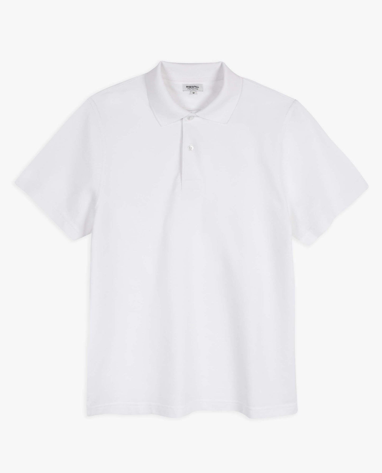 Pique Polo Shirt - White