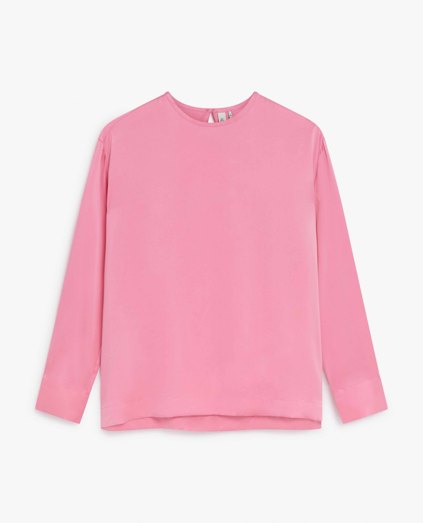 Women's Drop Shoulder Easy-Silk Top - Pink