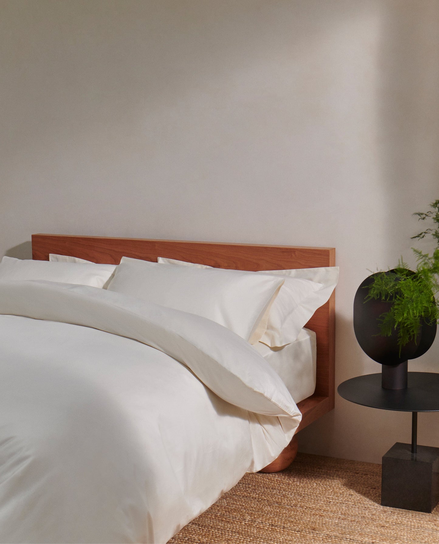 The Soft & Smooth Cotton Duvet Set - Buttermilk