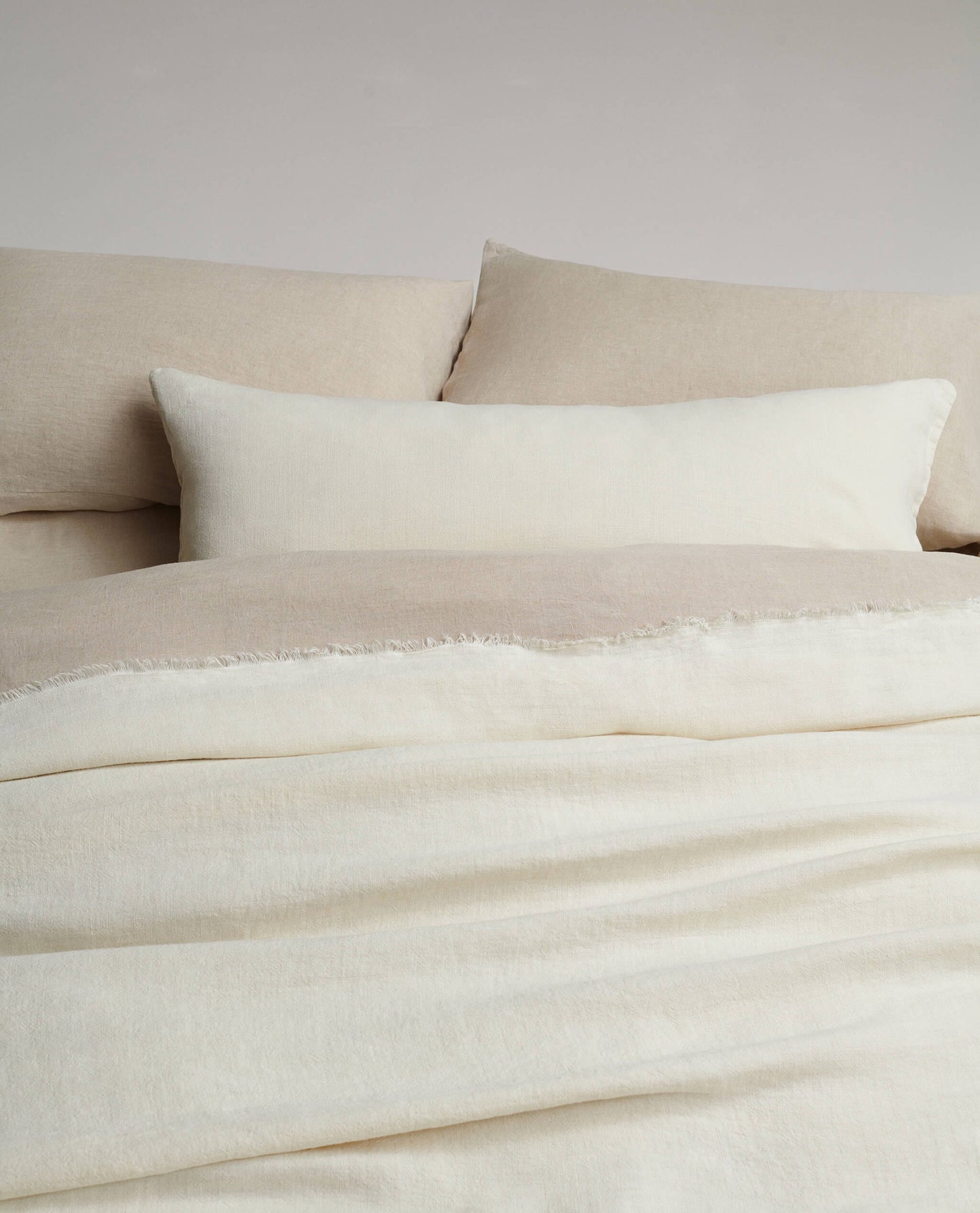 Lumbar Cushion Cover - Alabaster