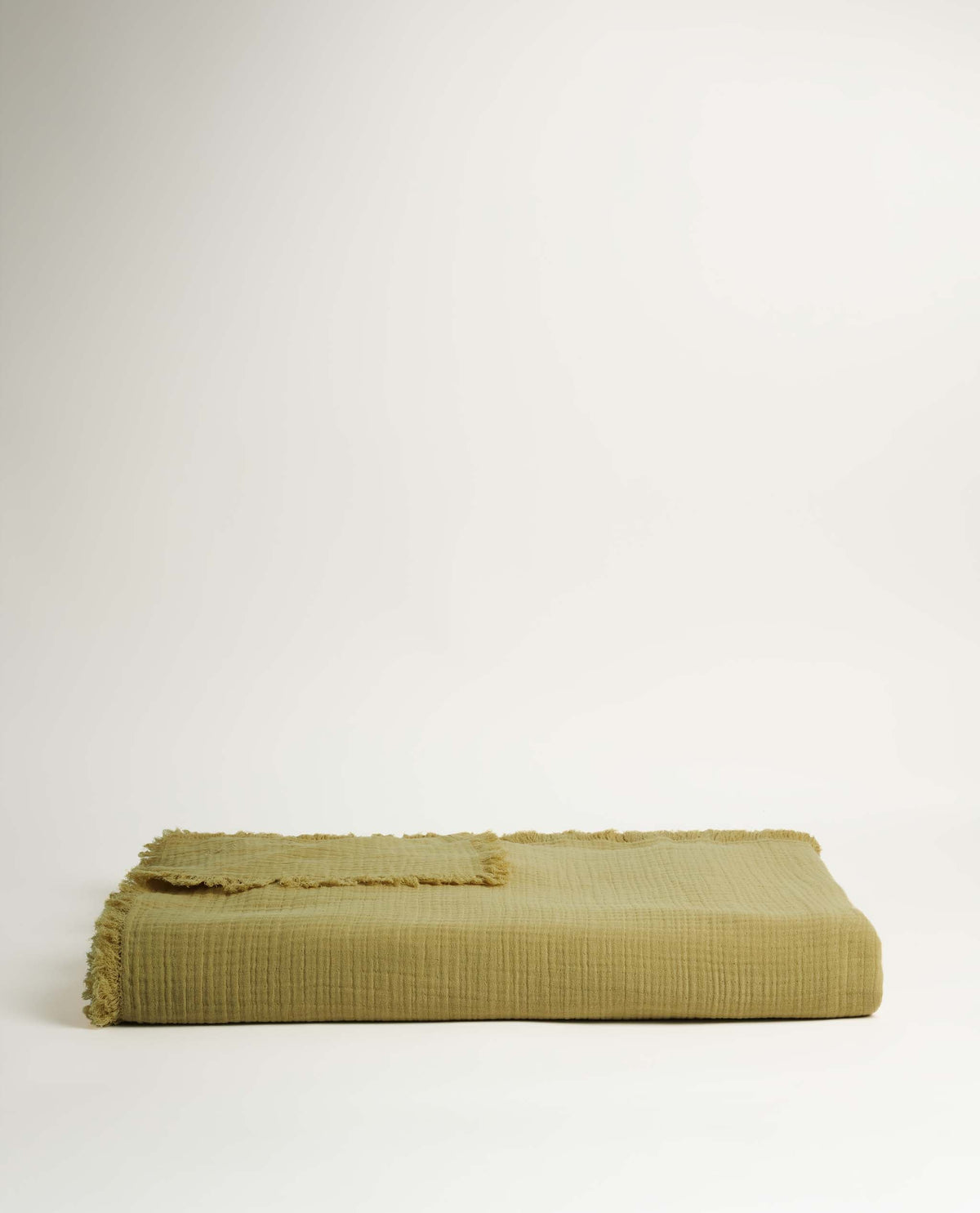 House of Grey Organic Cotton Muslin Throw - Chamomile