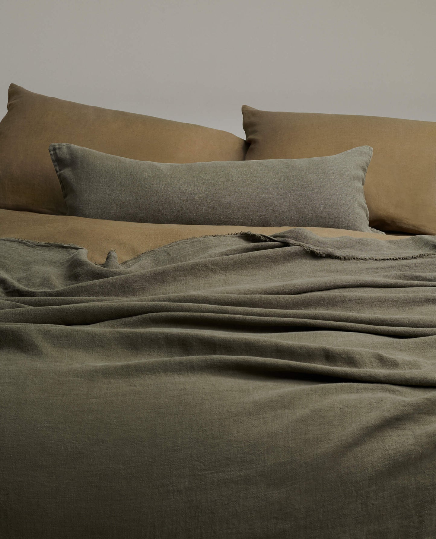 Lumbar Cushion Cover - Khaki