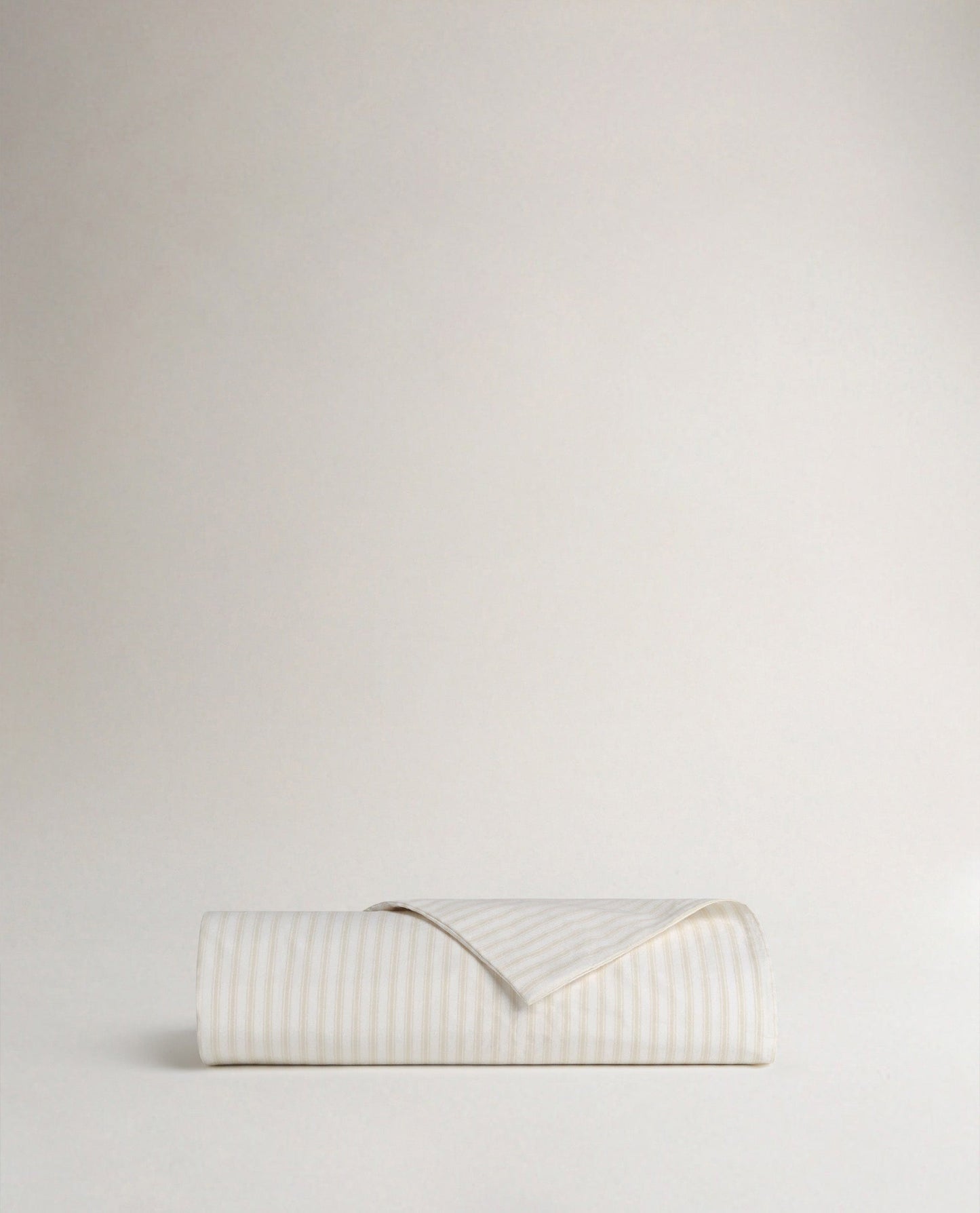 Crisp & Cool Organic Cotton Duvet Cover - Buttermilk Ticking Stripe