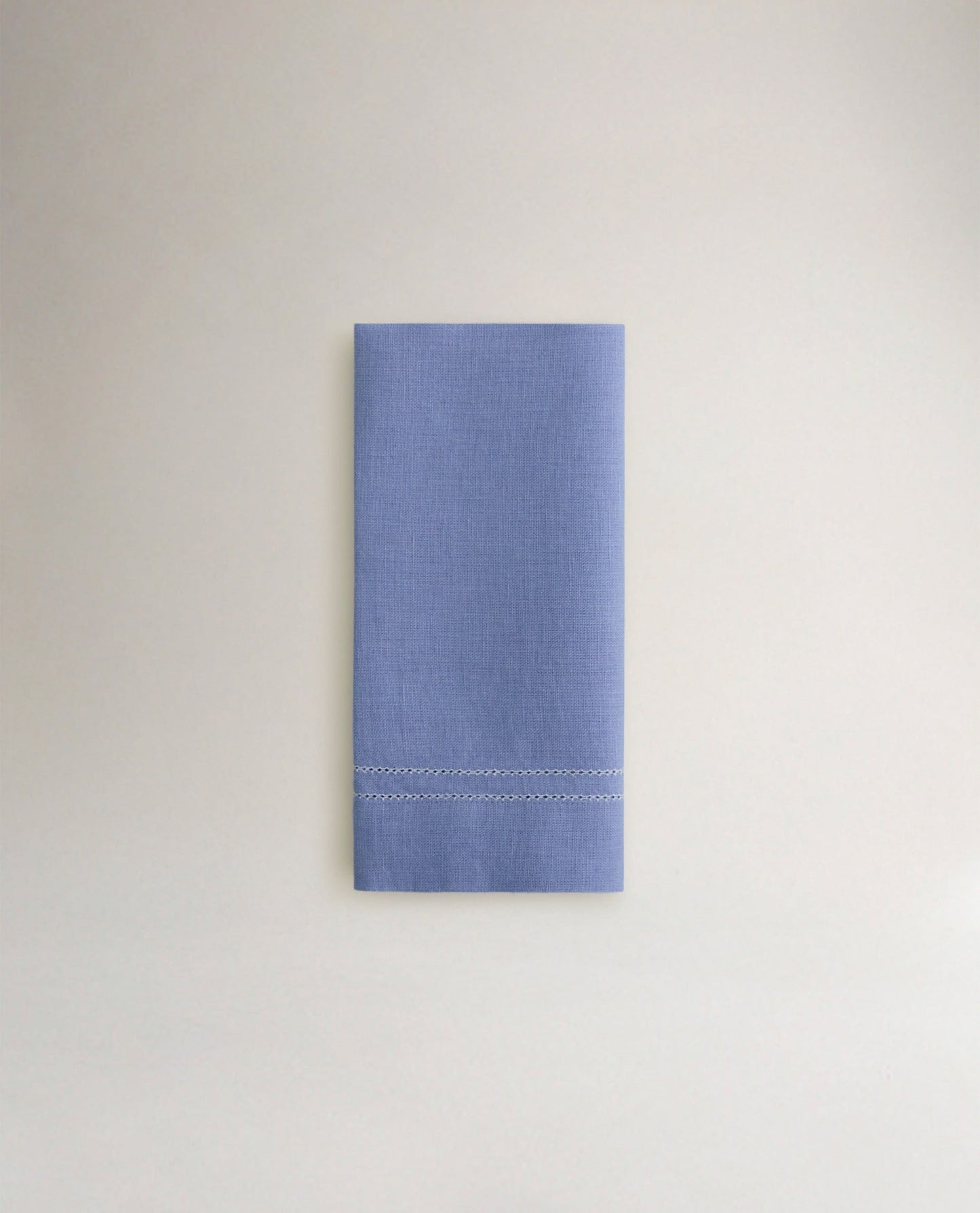 Linen Picotting Napkins (Set of 4) - Denim Blue