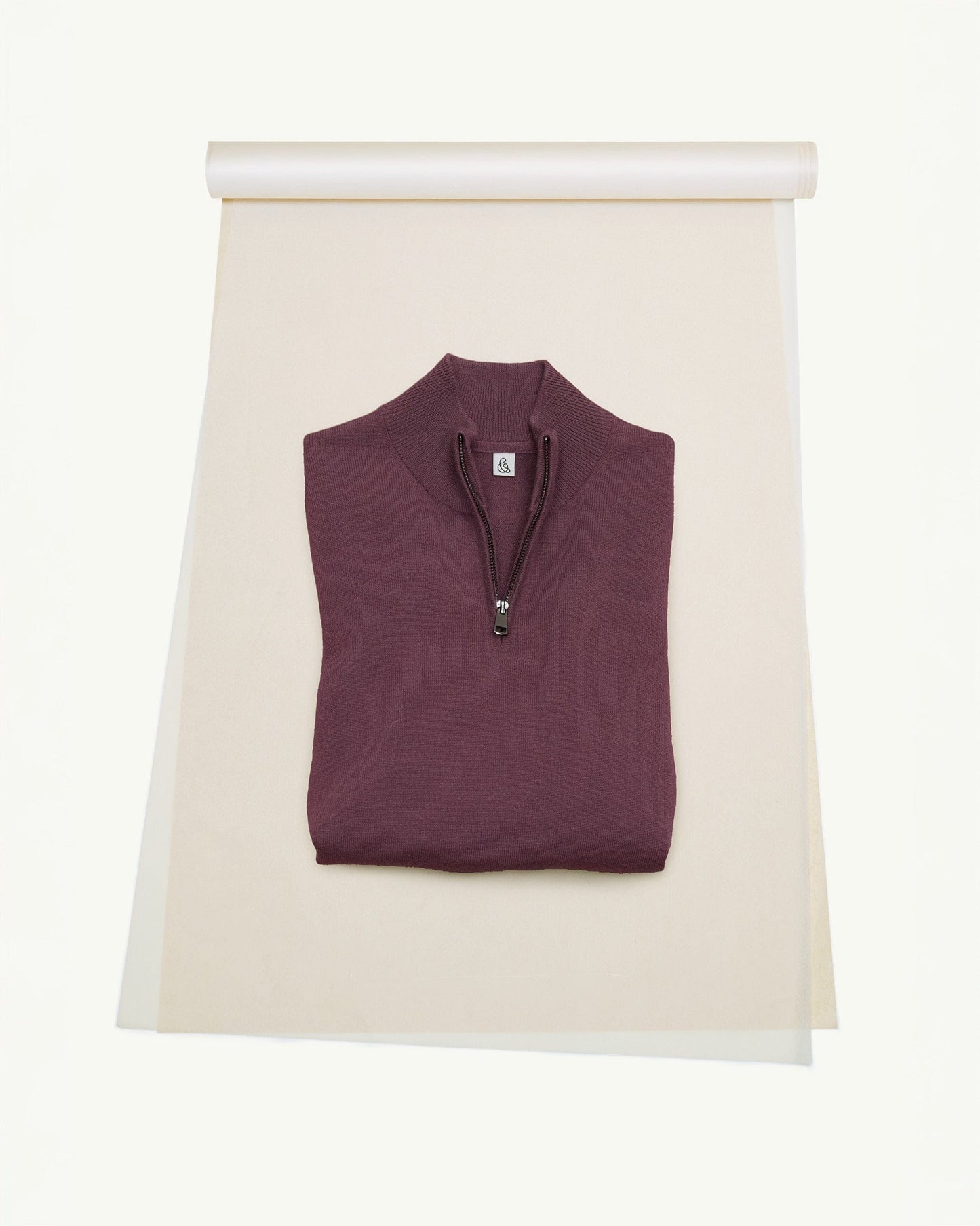 The Cashmere 1/4 Zip with Gift Box - Smoky Lilac