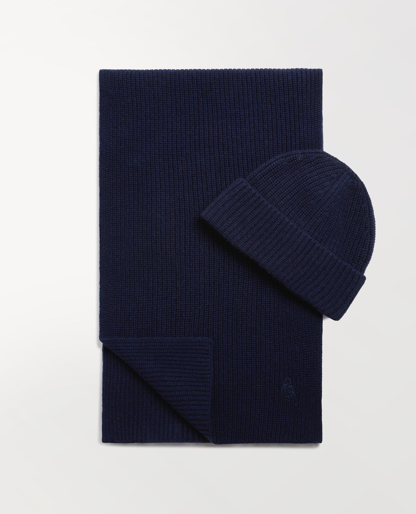 Men's Beanie & Scarf Set - Indigo