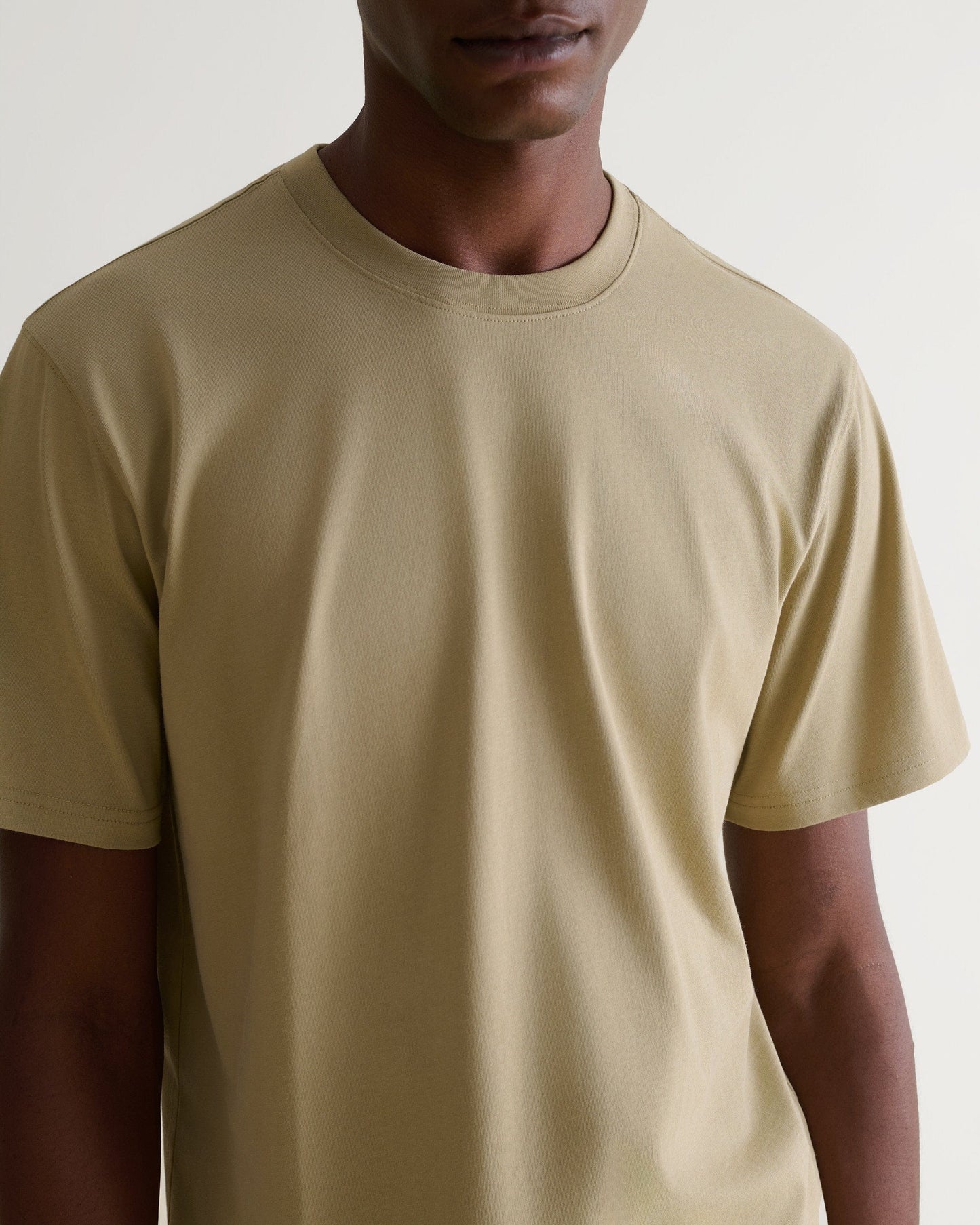 Men's Classic Cotton T-shirt - Smoky Olive