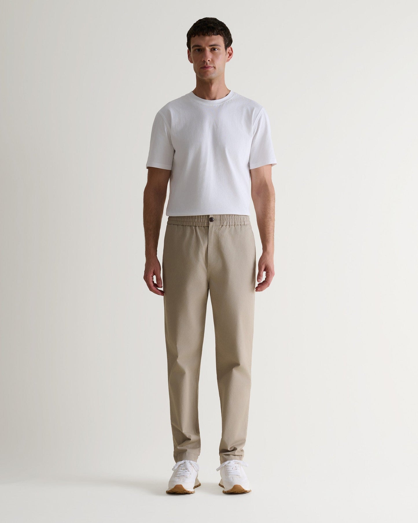 Men's All Rounder Cotton Trousers - Stone