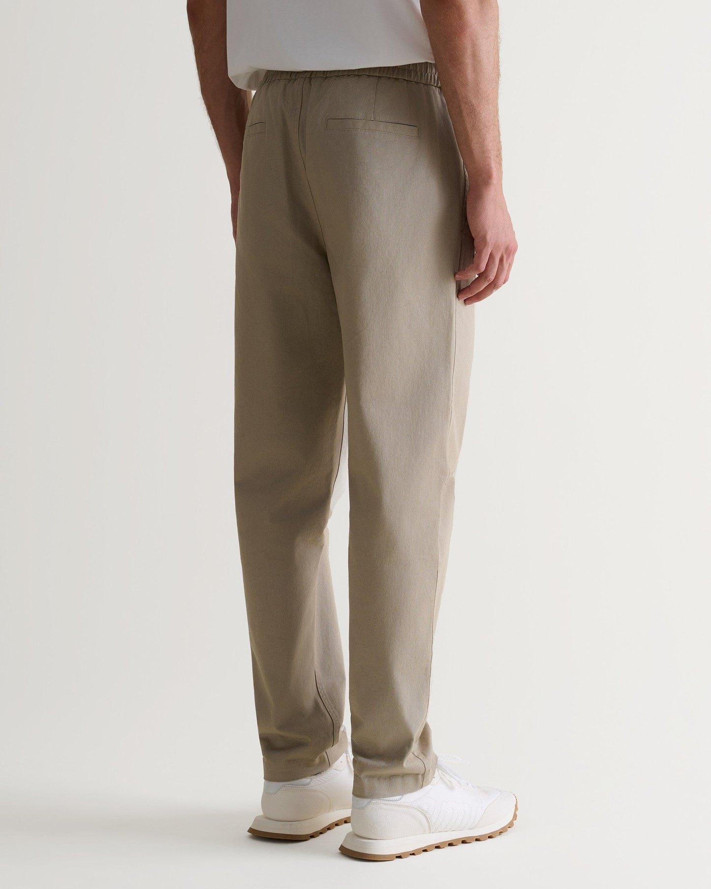 Men's All Rounder Cotton Trousers - Stone