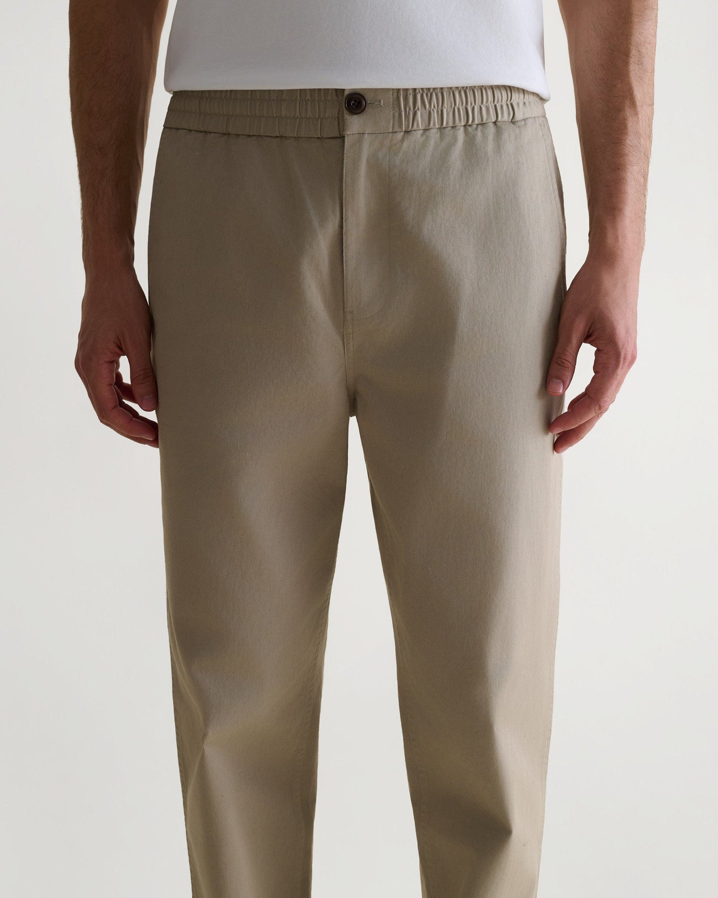 Men's All Rounder Cotton Trousers - Stone