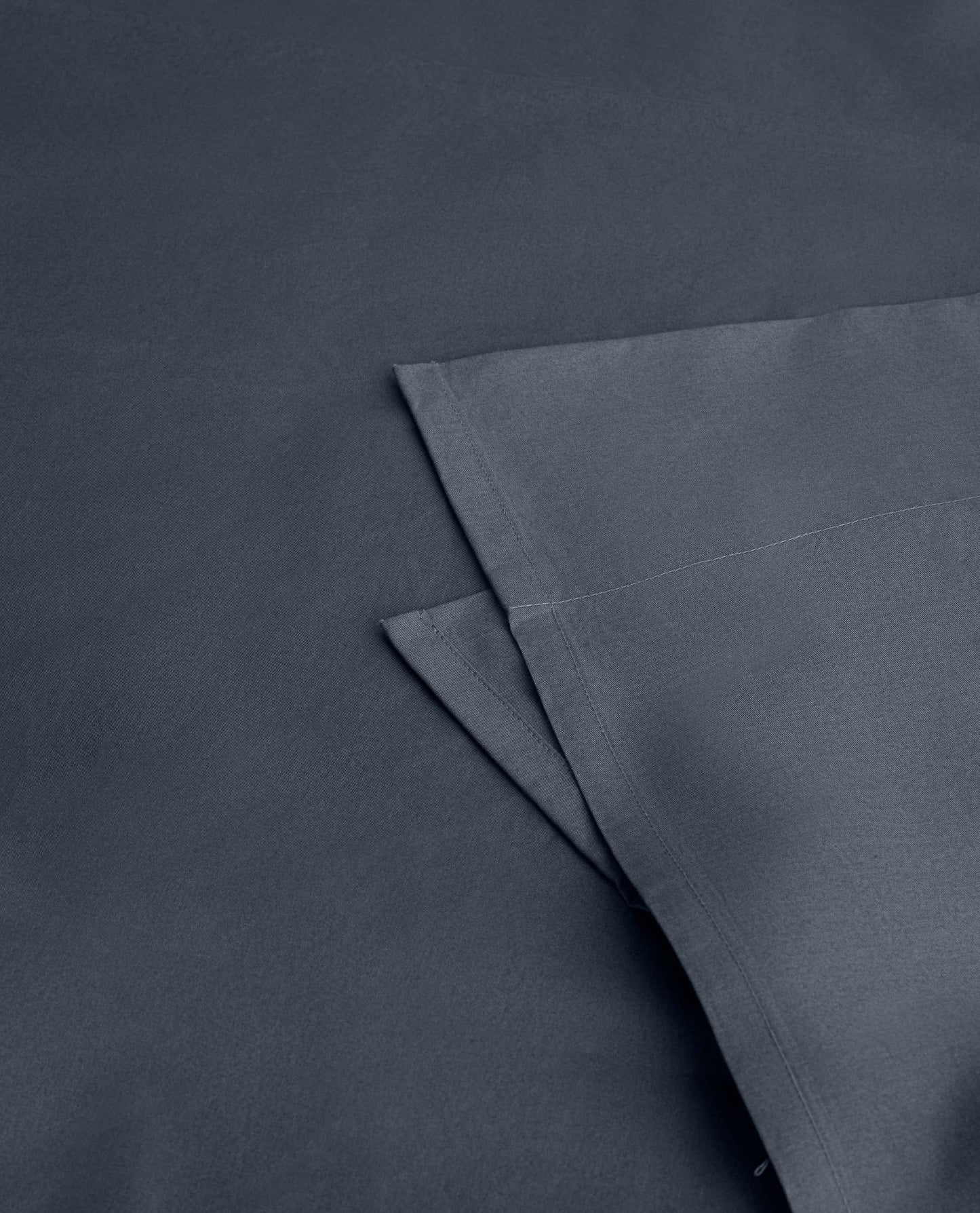 The Crisp & Cool Organic Luxury Flat Sheet - Mood Indigo