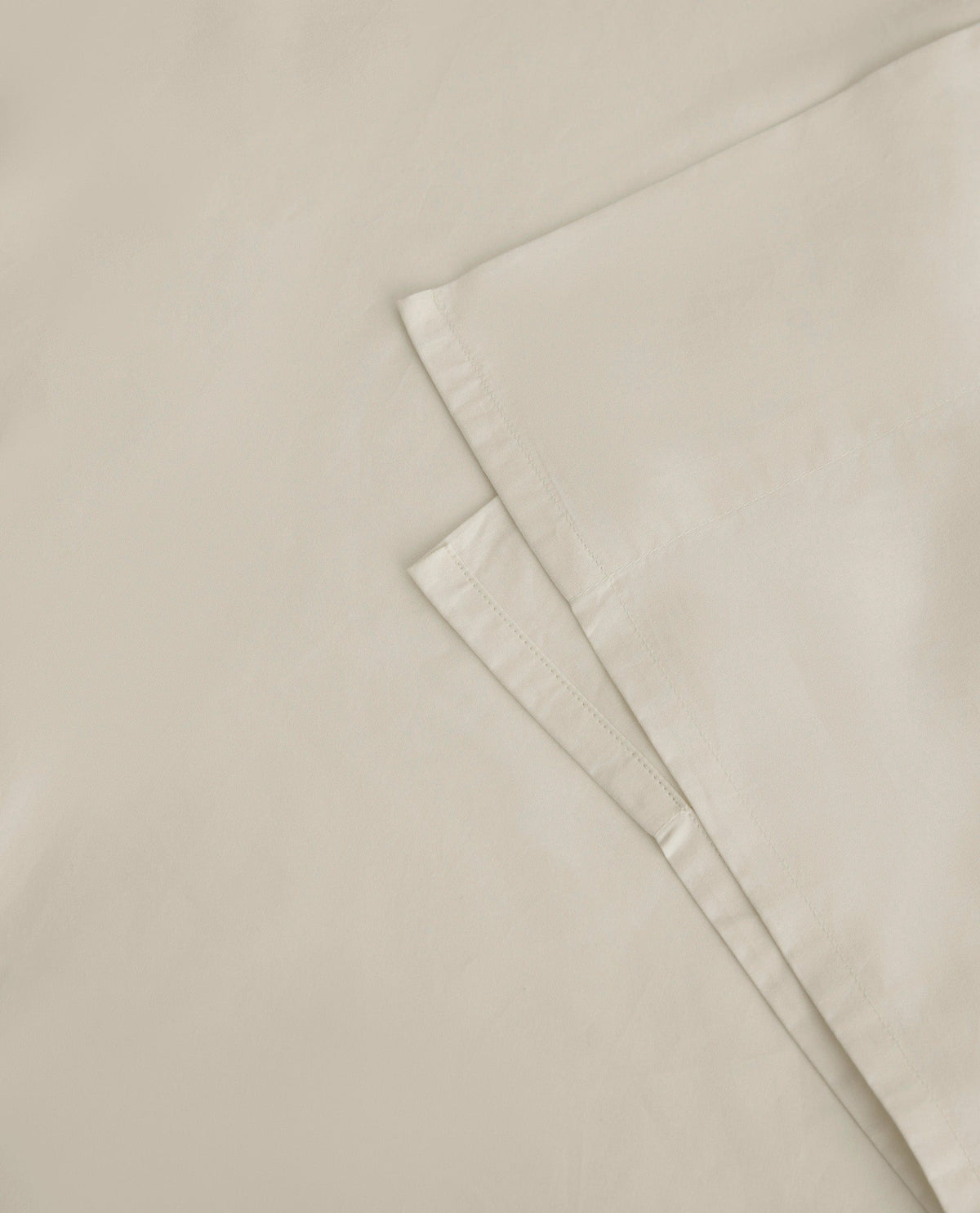 The Crisp & Cool Organic Luxury Flat Sheet - Buttermilk