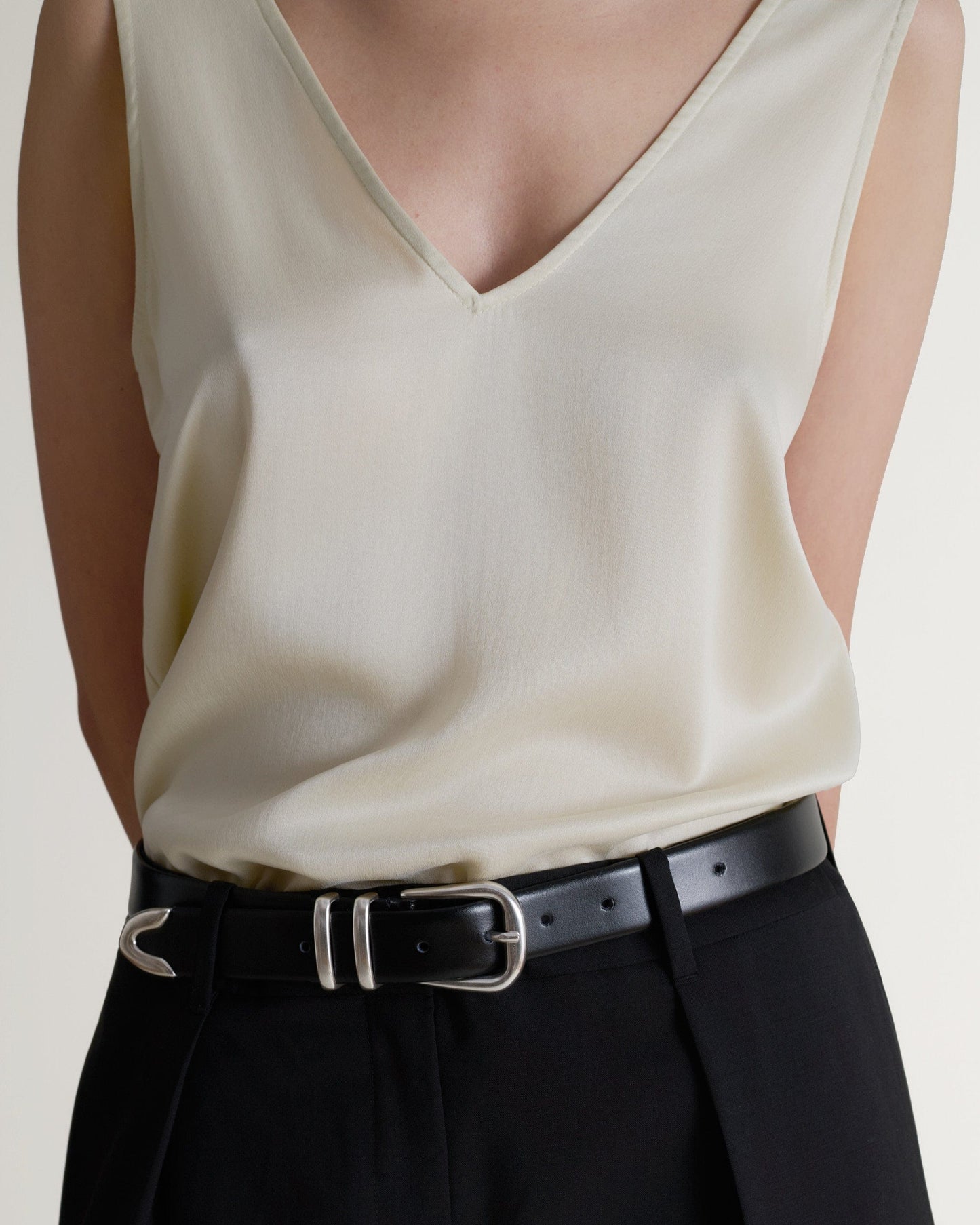 Women's Easy-Silk Sleeveless Top - Alabaster