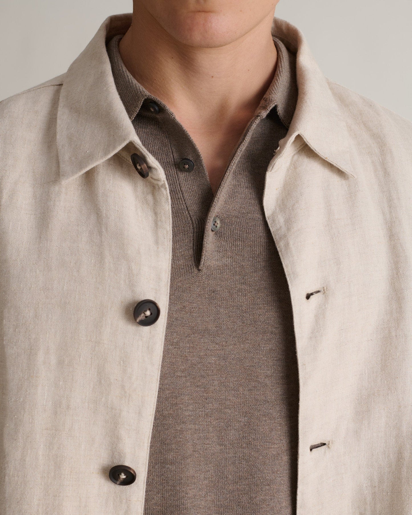 Men's European Flax™ Linen Relaxed Suit Jacket - Natural