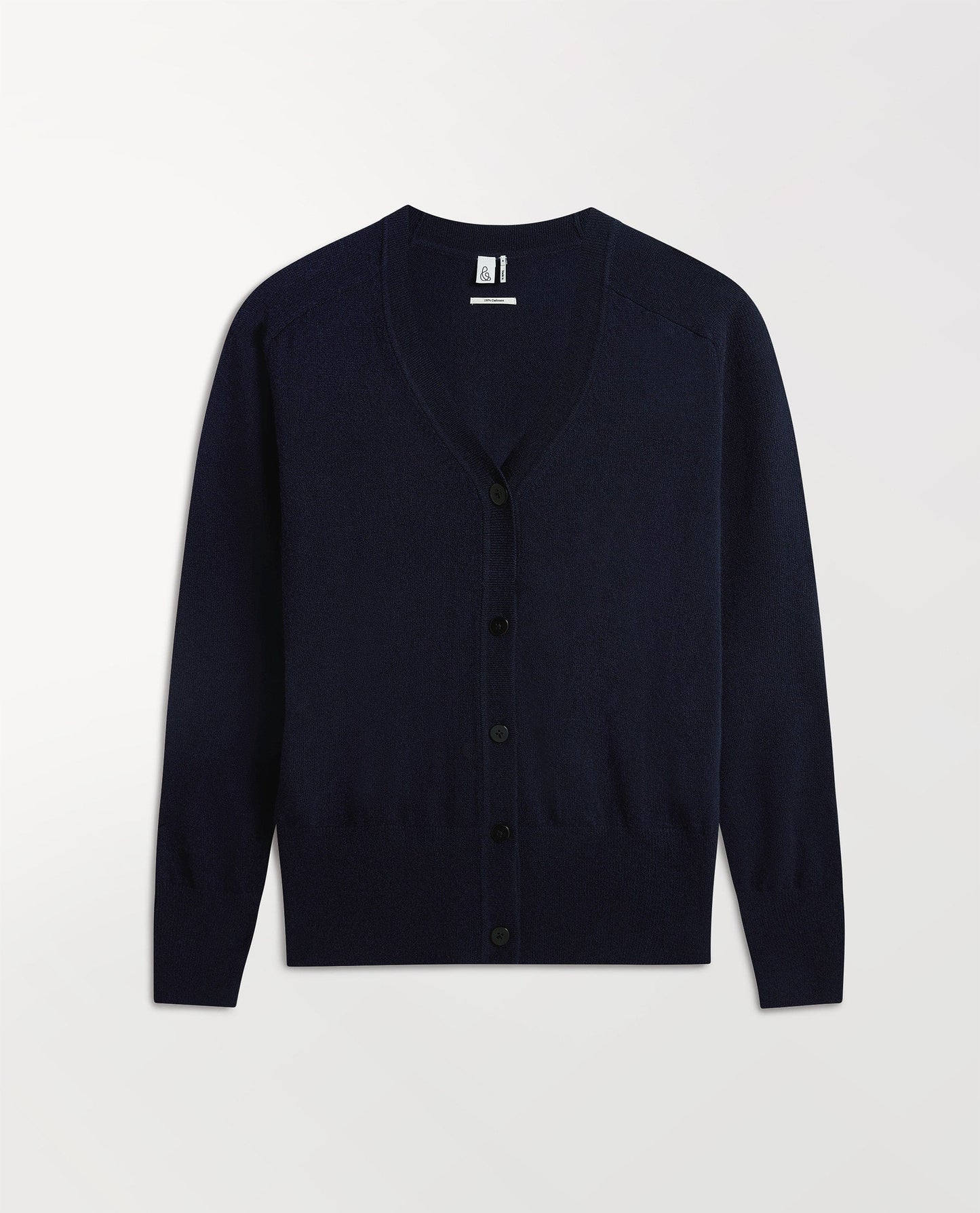Women's Finest Cashmere Blouson Cardigan - Indigo