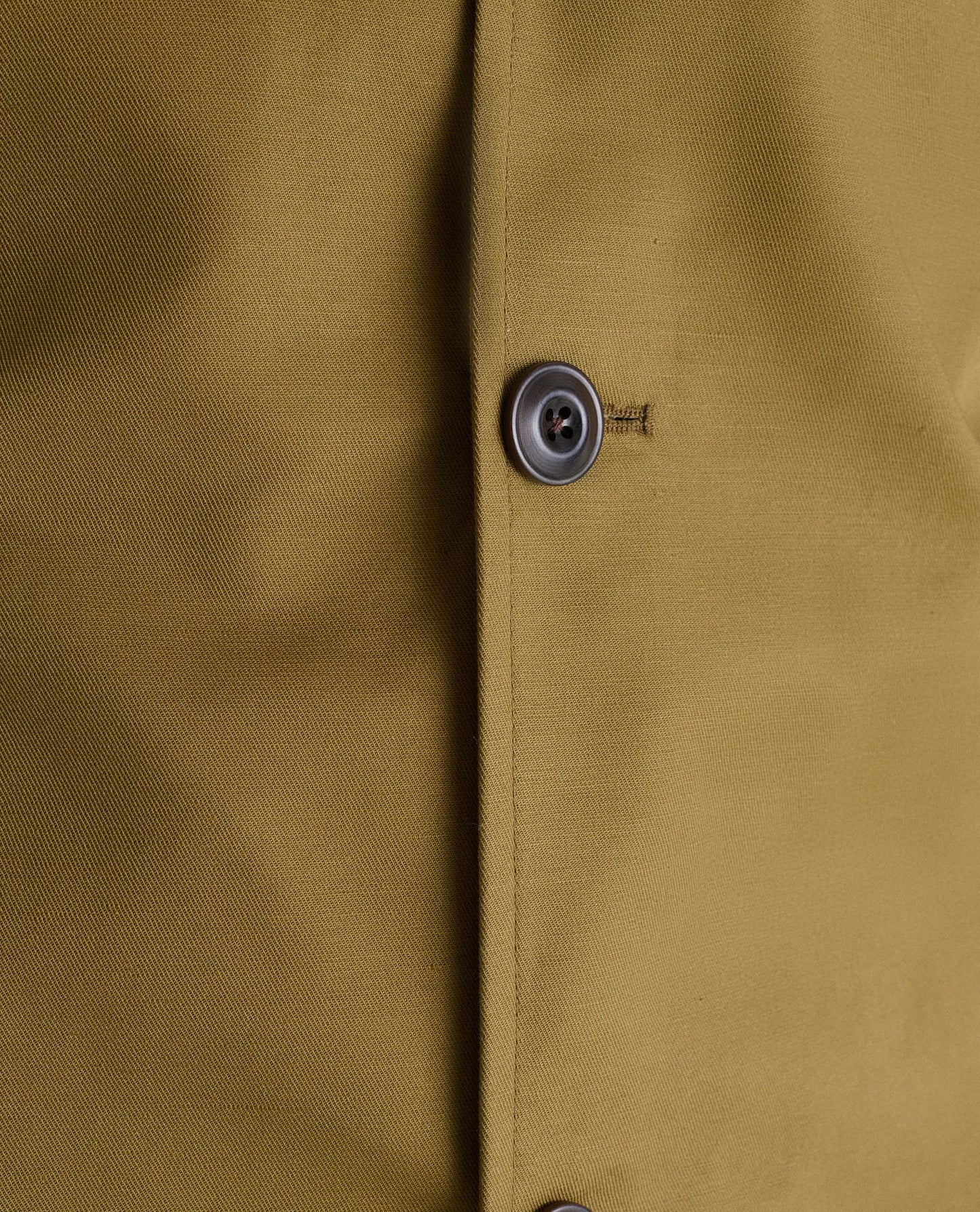 Men's French Linen Bomber Jacket - Olive