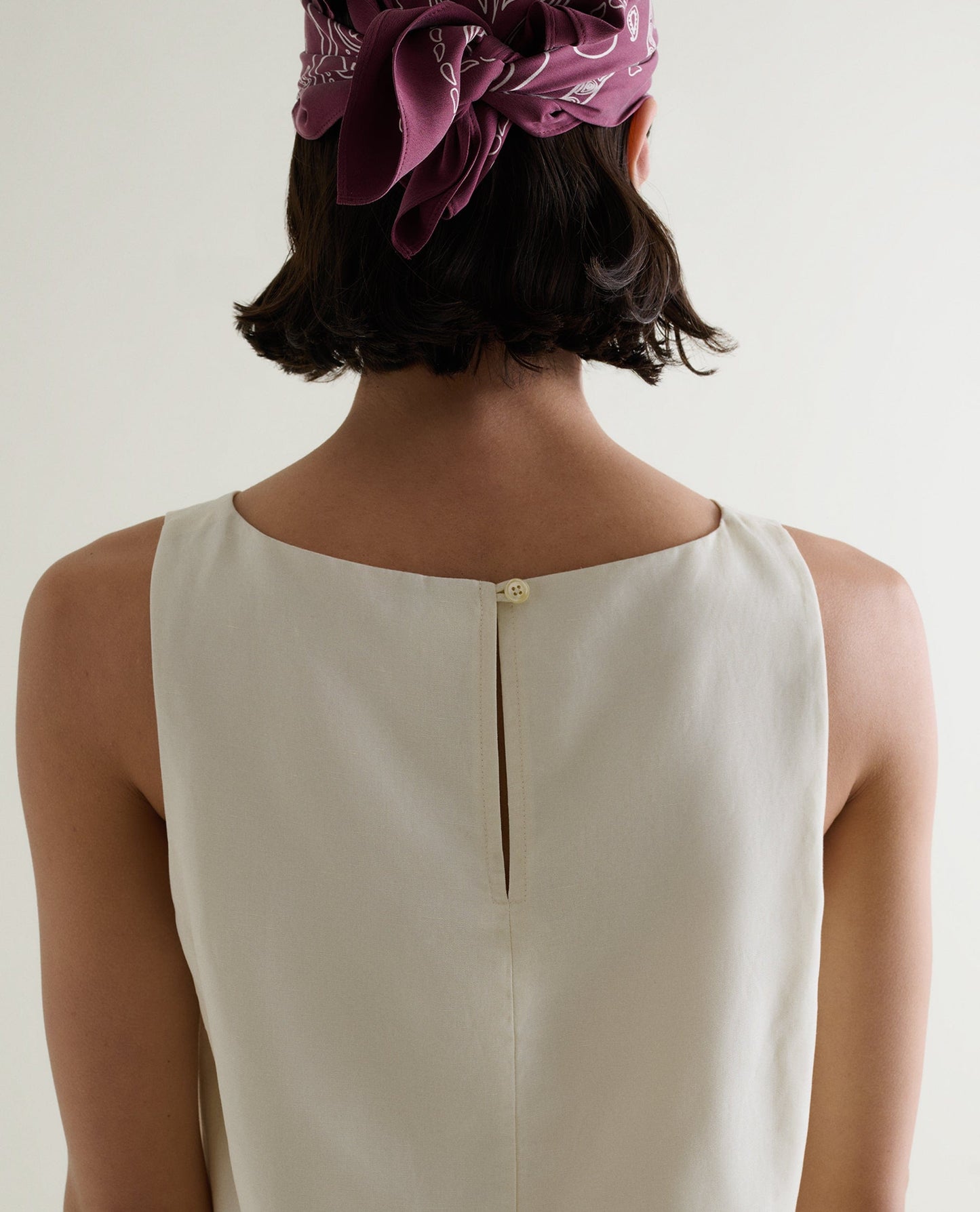 Women's Future-Linen Classic Mini Dress - Buttermilk