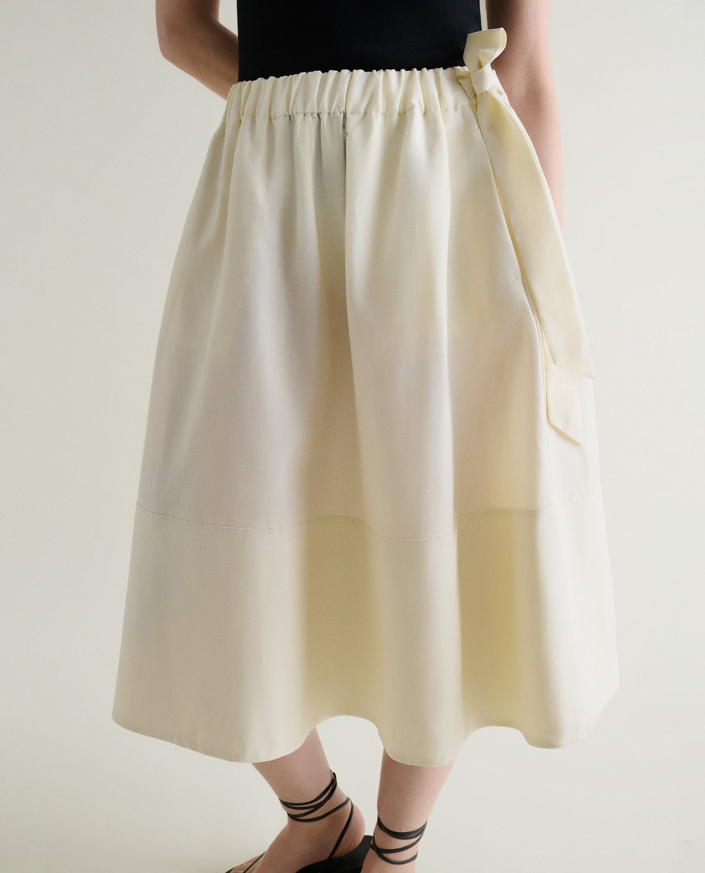 Women's Future-Linen Full Skirt - Buttermilk