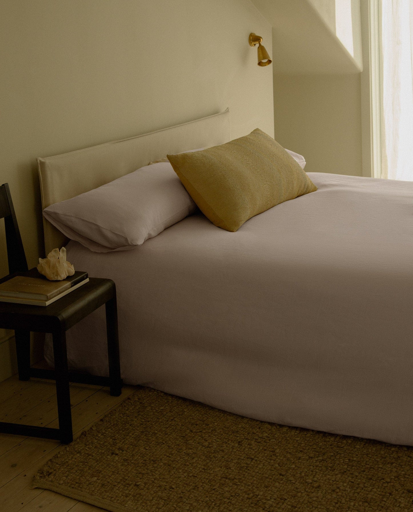 House of Grey European Flax™ Linen Duvet Cover - Bruised Peach