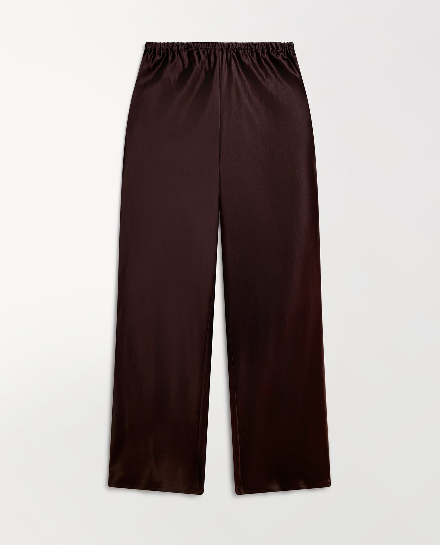 Women's NAIA™ Liquid Satin Bias Trouser - Chocolate