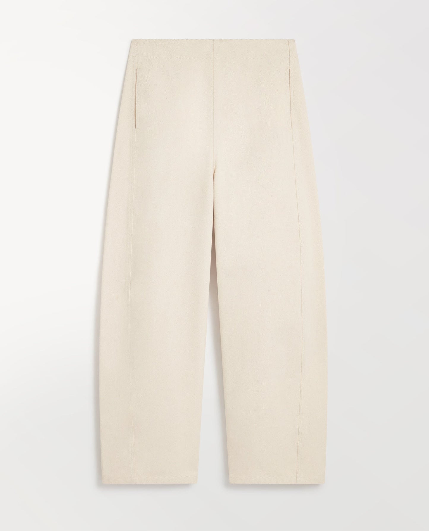 Women's Organic Cotton Barrel Leg Jean - Bone