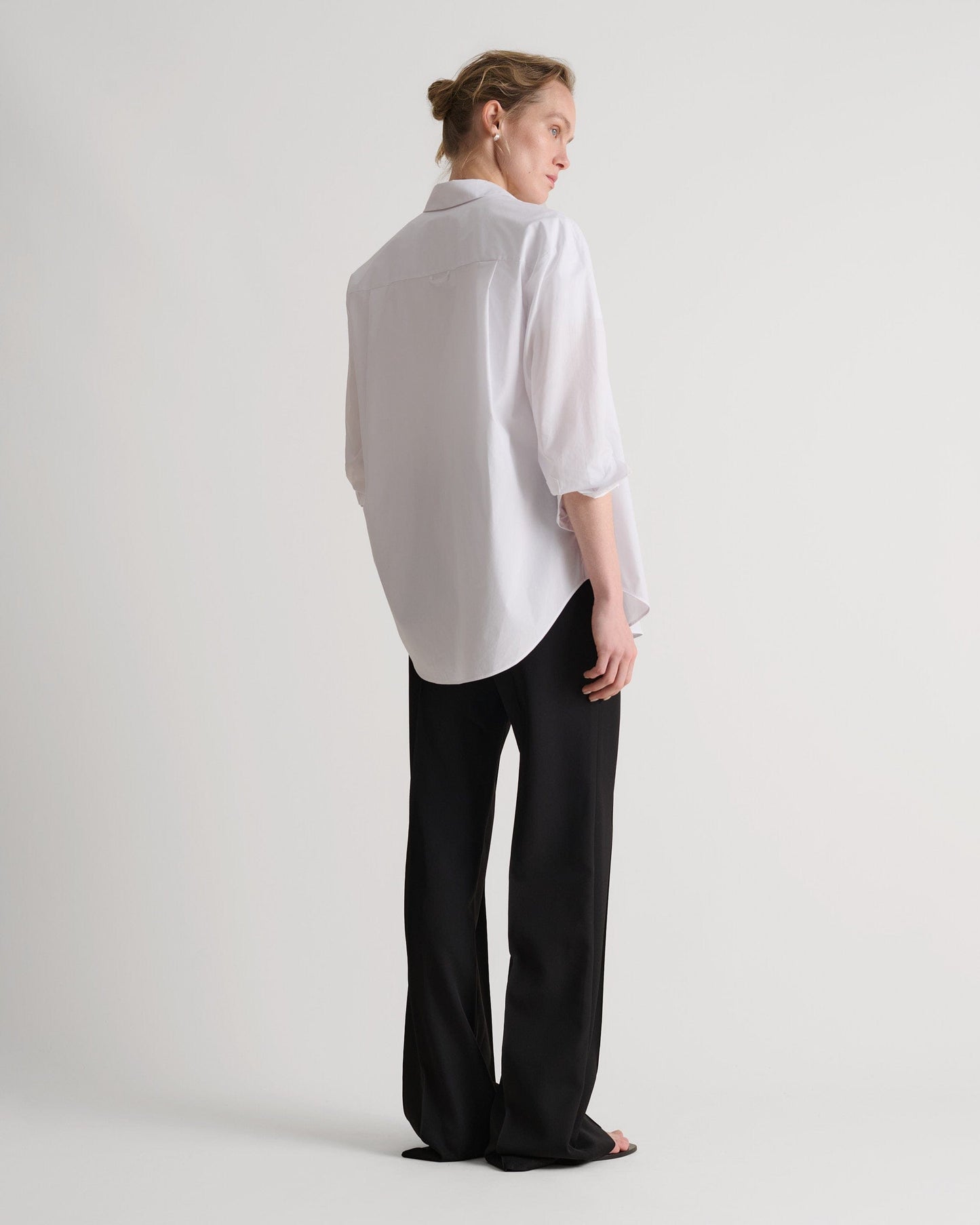 Women's Organic Cotton Poplin Shirt - White