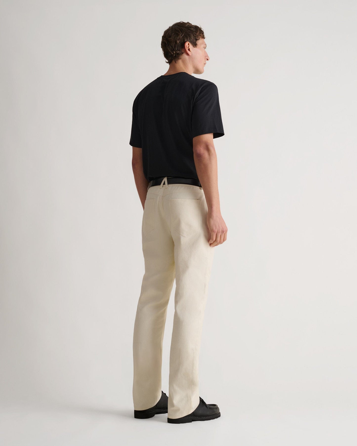 Men's Organic Cotton Straight Leg 5-Pocket Chino - Parchment