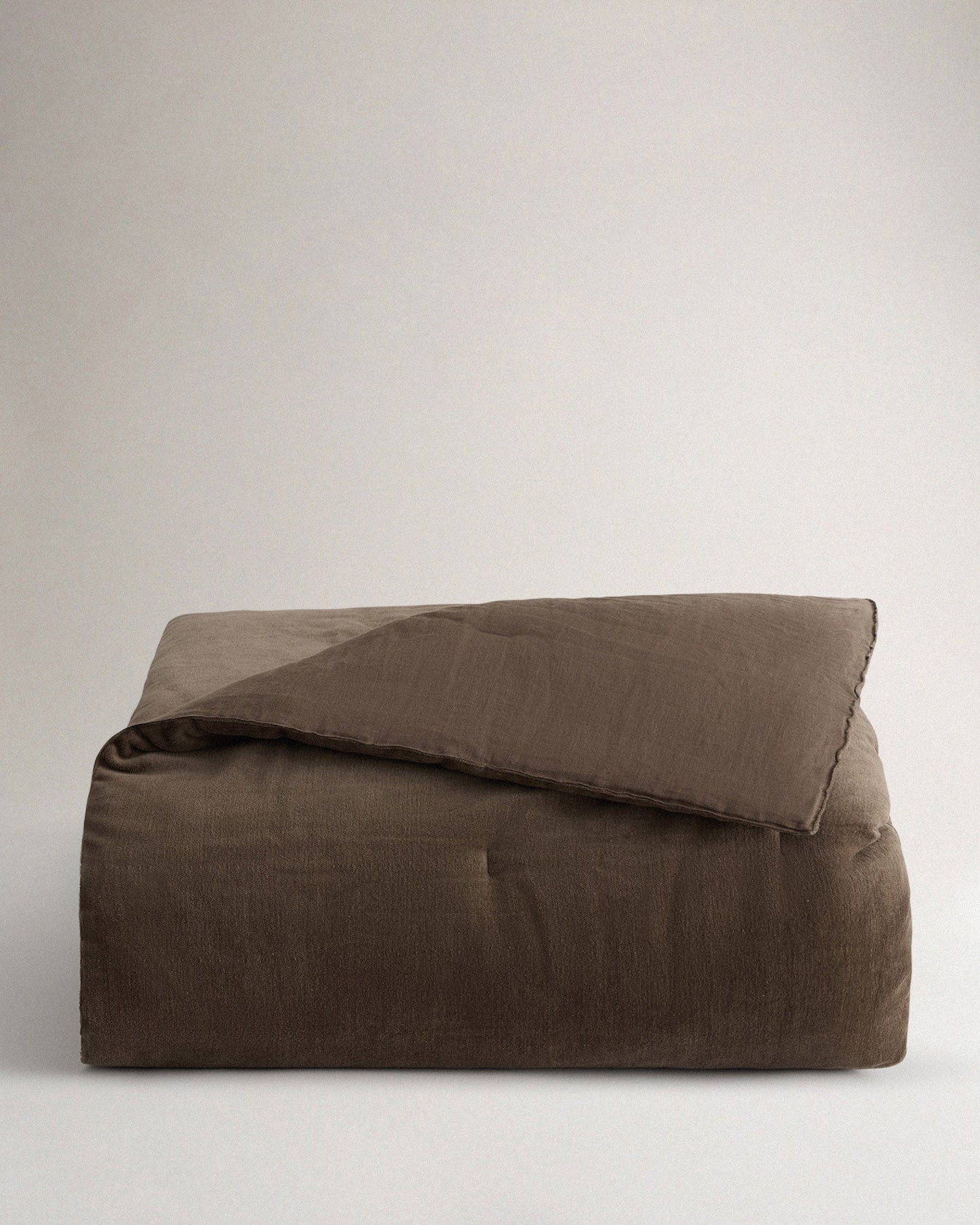 Organic Cotton Velvet Quilt - Tobacco