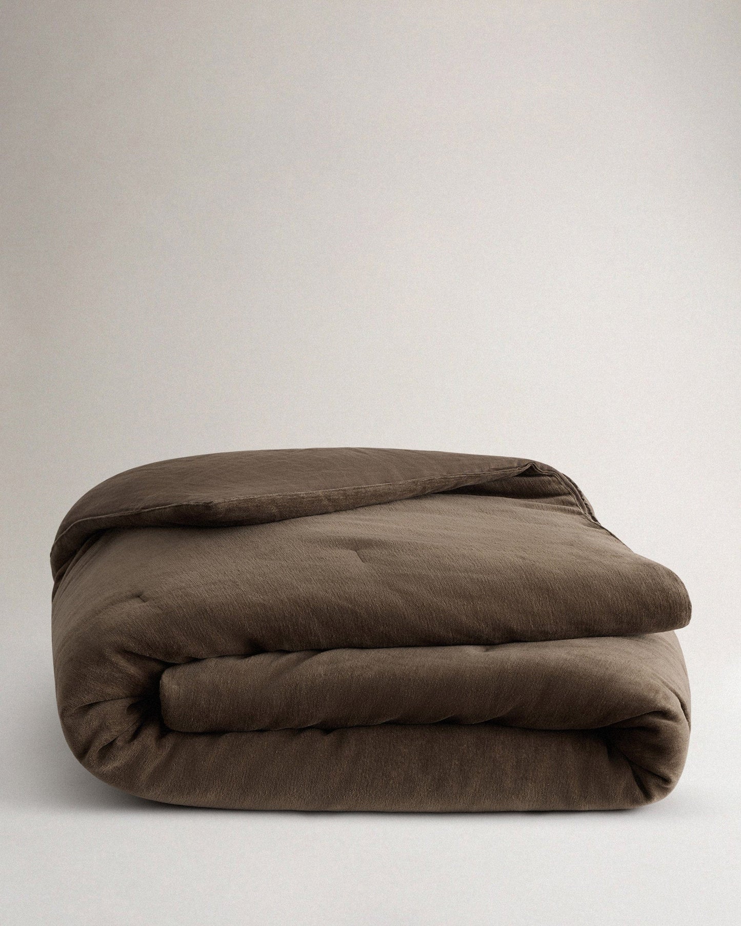 Organic Cotton Velvet Quilt - Tobacco