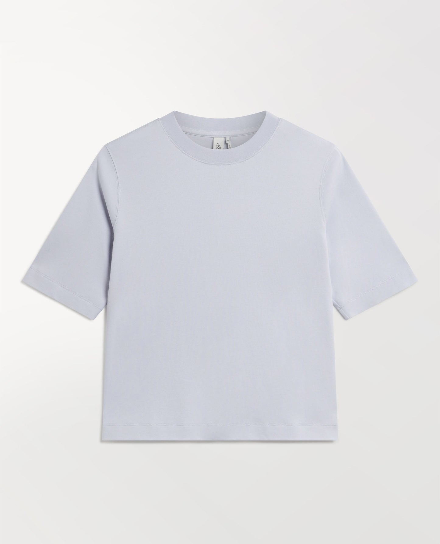 Women's Boxy Cotton T-shirt - Ice Blue