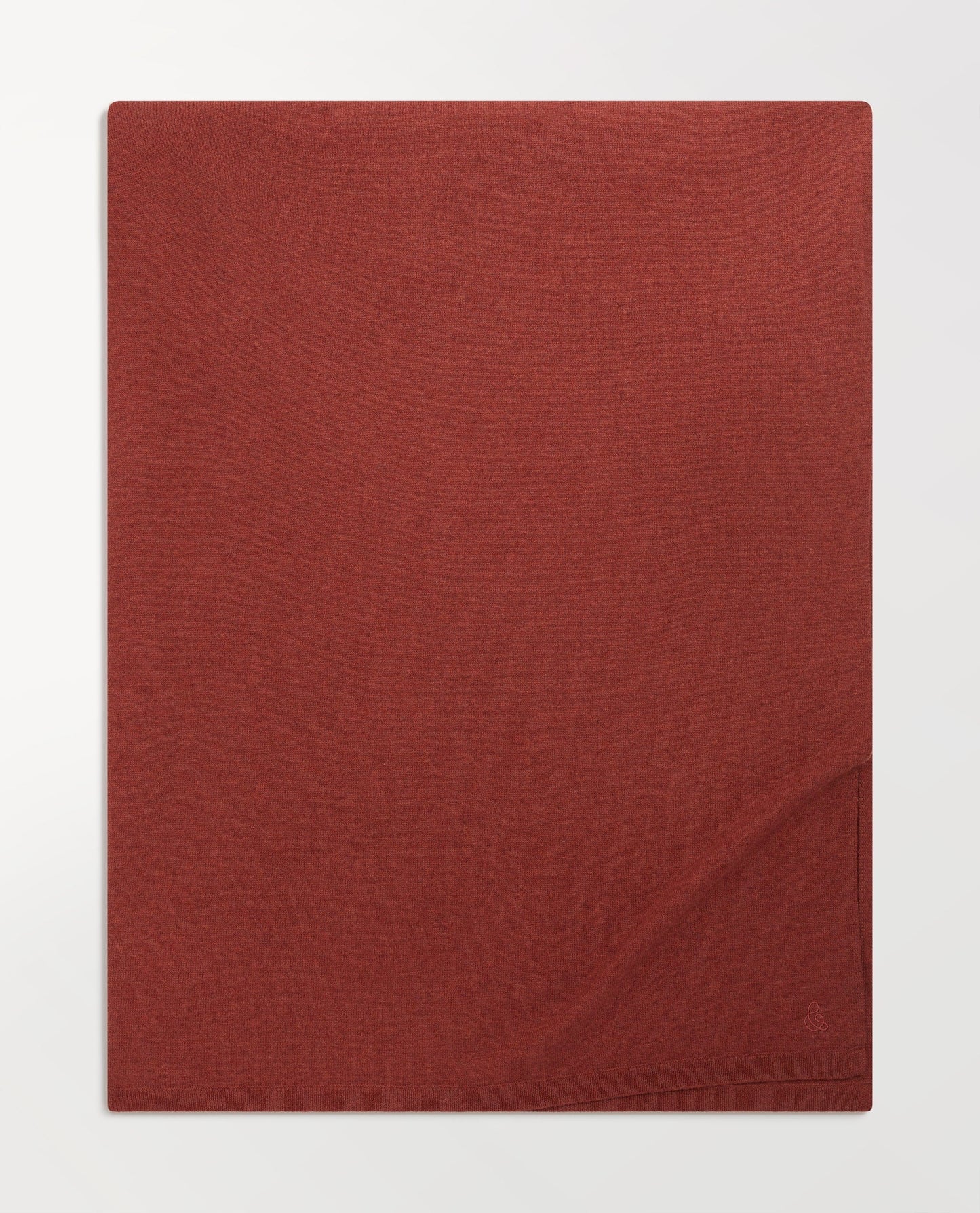 Oversized Finest Cashmere Wrap - Deep Clay