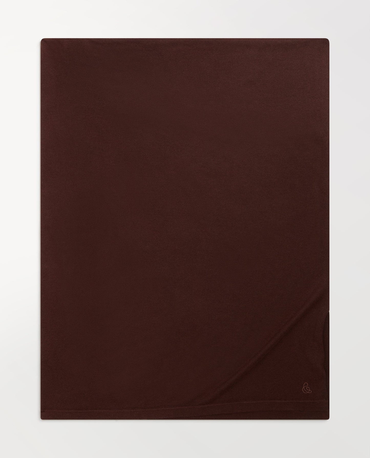 Oversized Silk-Cashmere Wrap - Umber