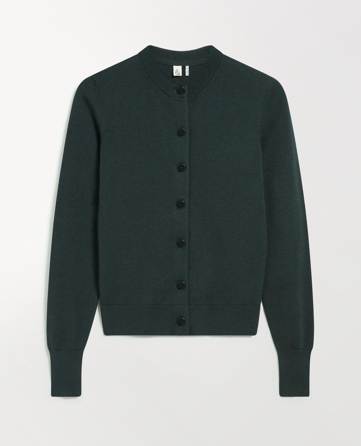 Women's Silk-Cotton Cardigan - Kelp