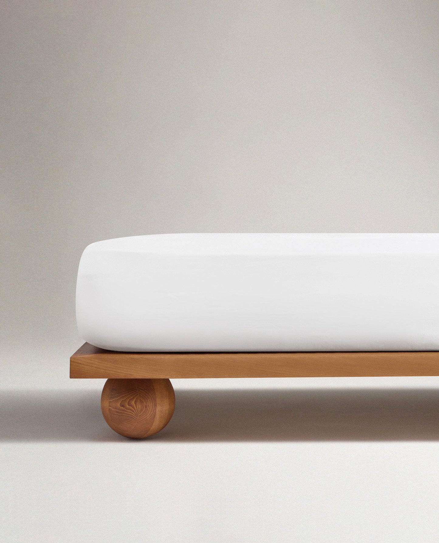 Soft & Smooth Premium Cotton Fitted Sheet - White