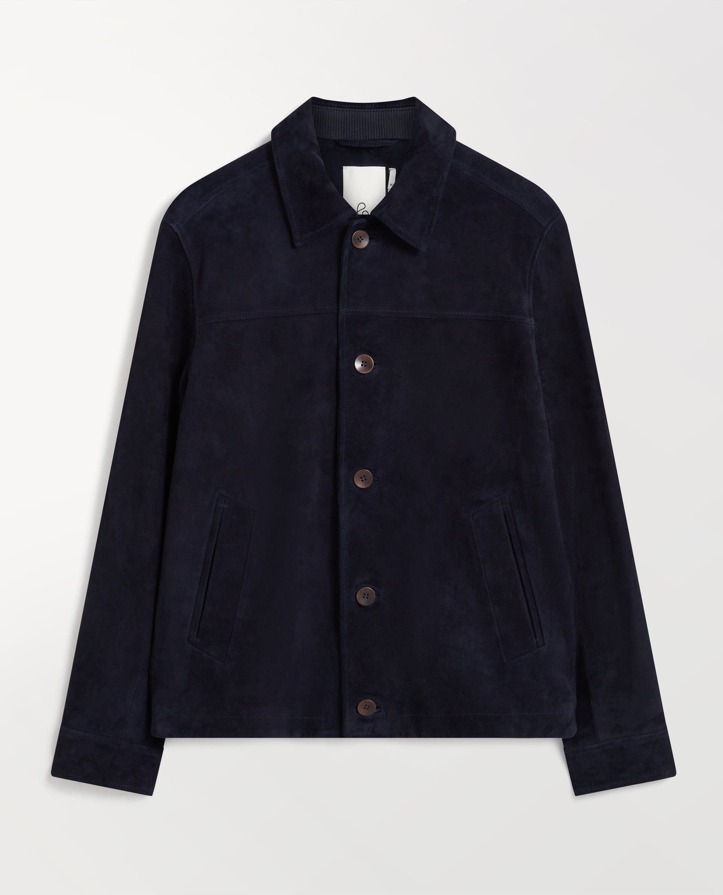 Men's Suede Jacket - Indigo