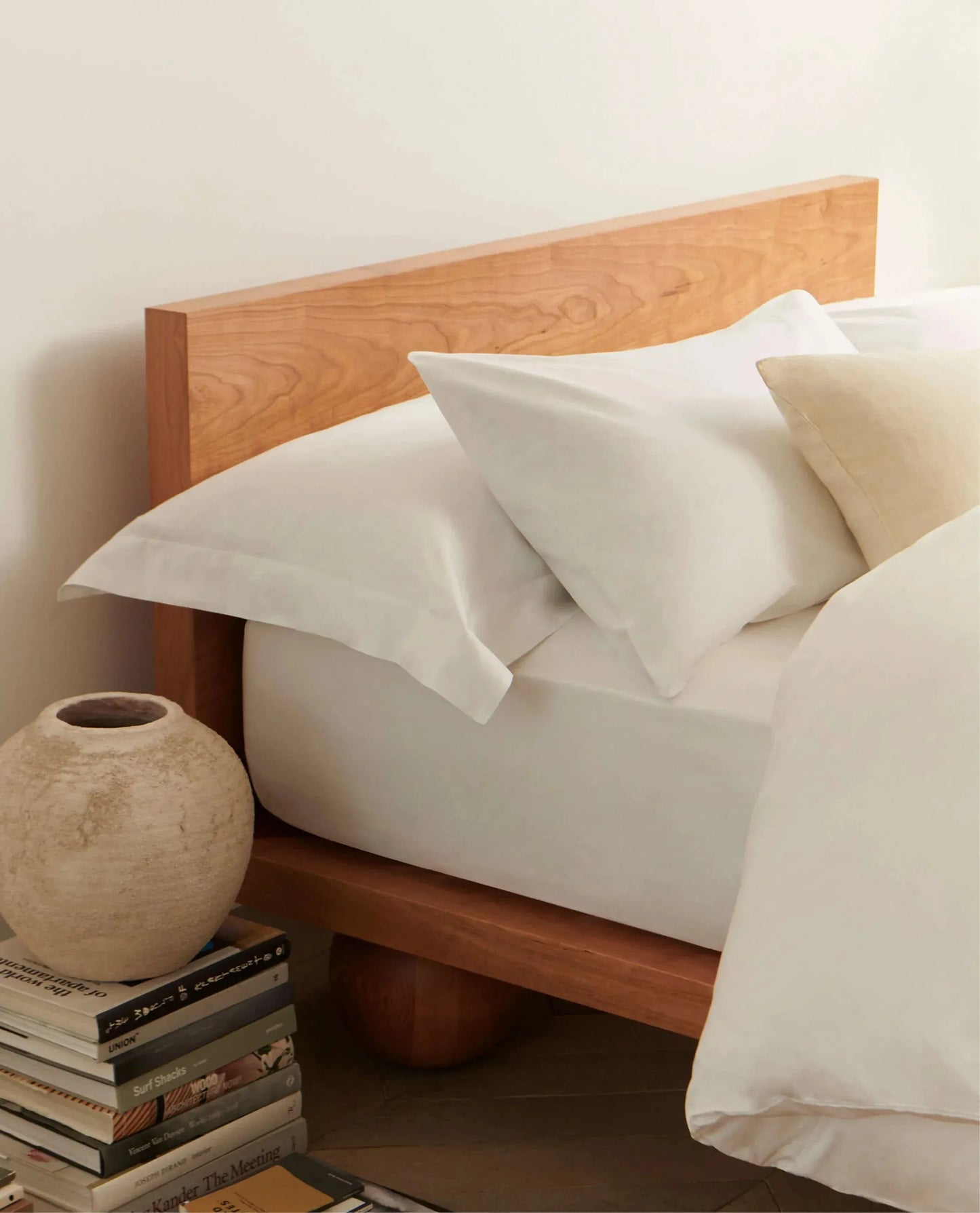 Soft & Smooth Premium Cotton Fitted Sheet - Buttermilk