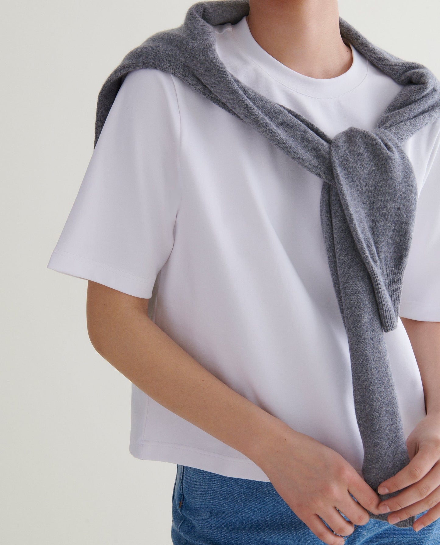 Women's Boxy Cotton T-shirt - White