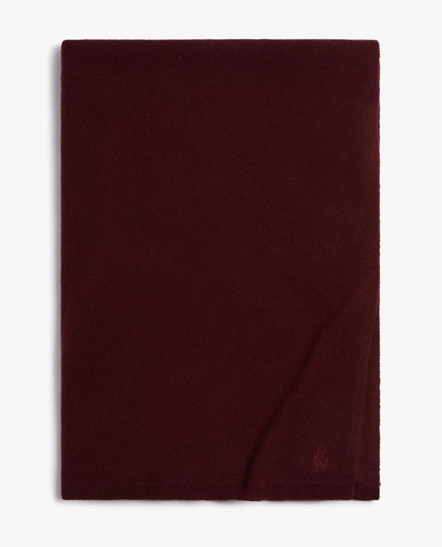 Oversized Finest Cashmere Wrap - Oxblood