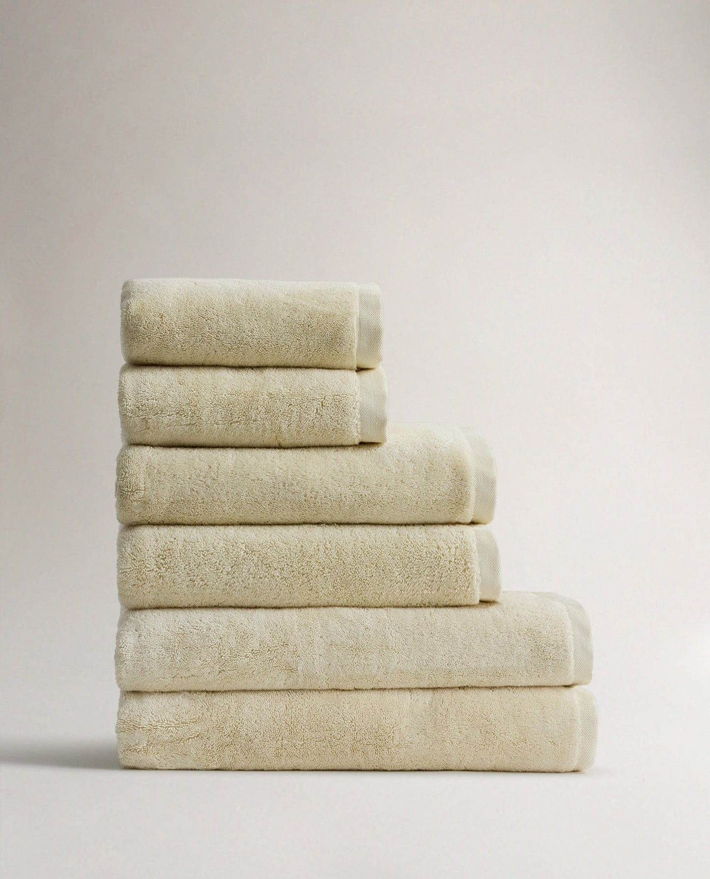Rise & Fall's 6 piece Turkish cotton towel bundle in buttermilk