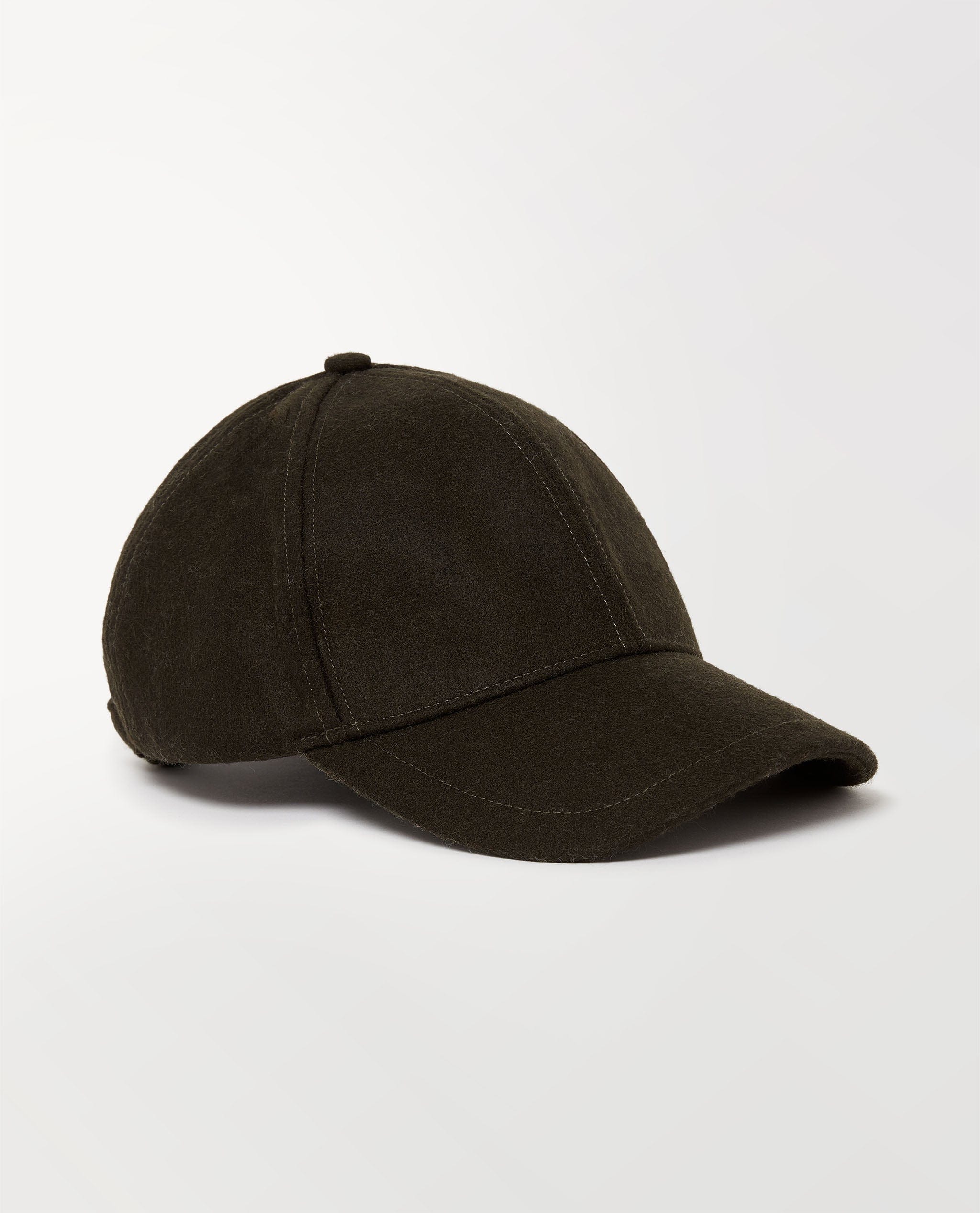 Women's Cashmere Wool Baseball Cap Military Green – Rise Fall