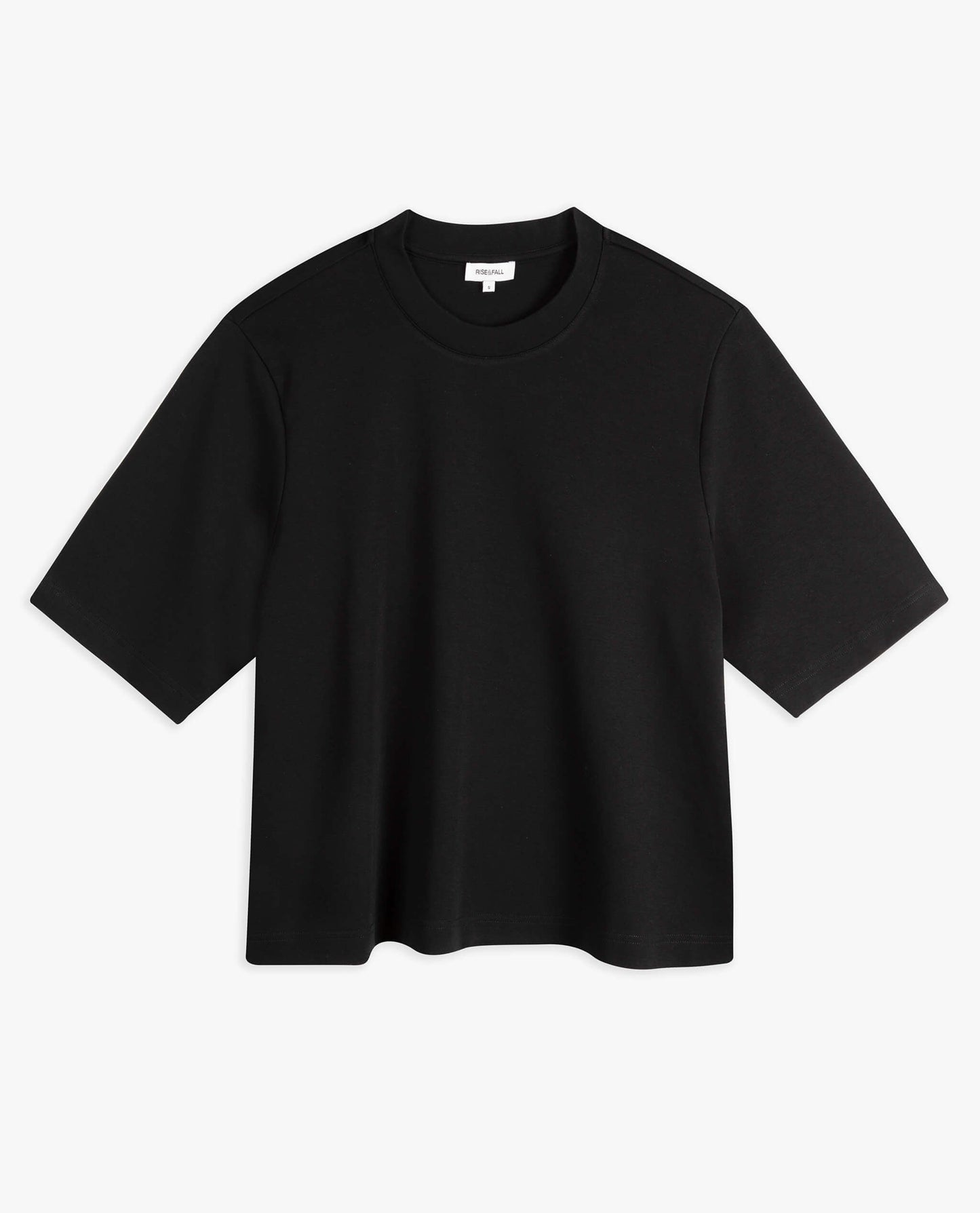 Women's Boxy Cotton T-shirt - Black
