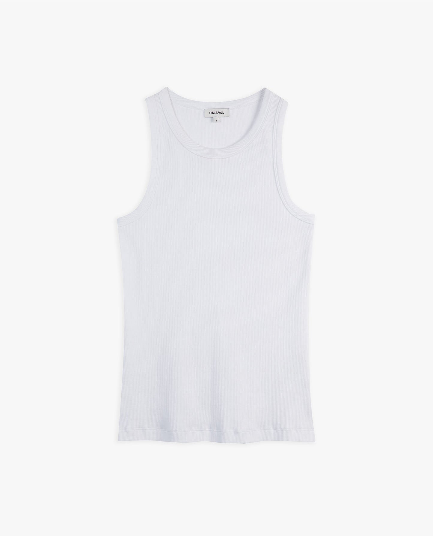 Women's Cotton Racer Vest - White