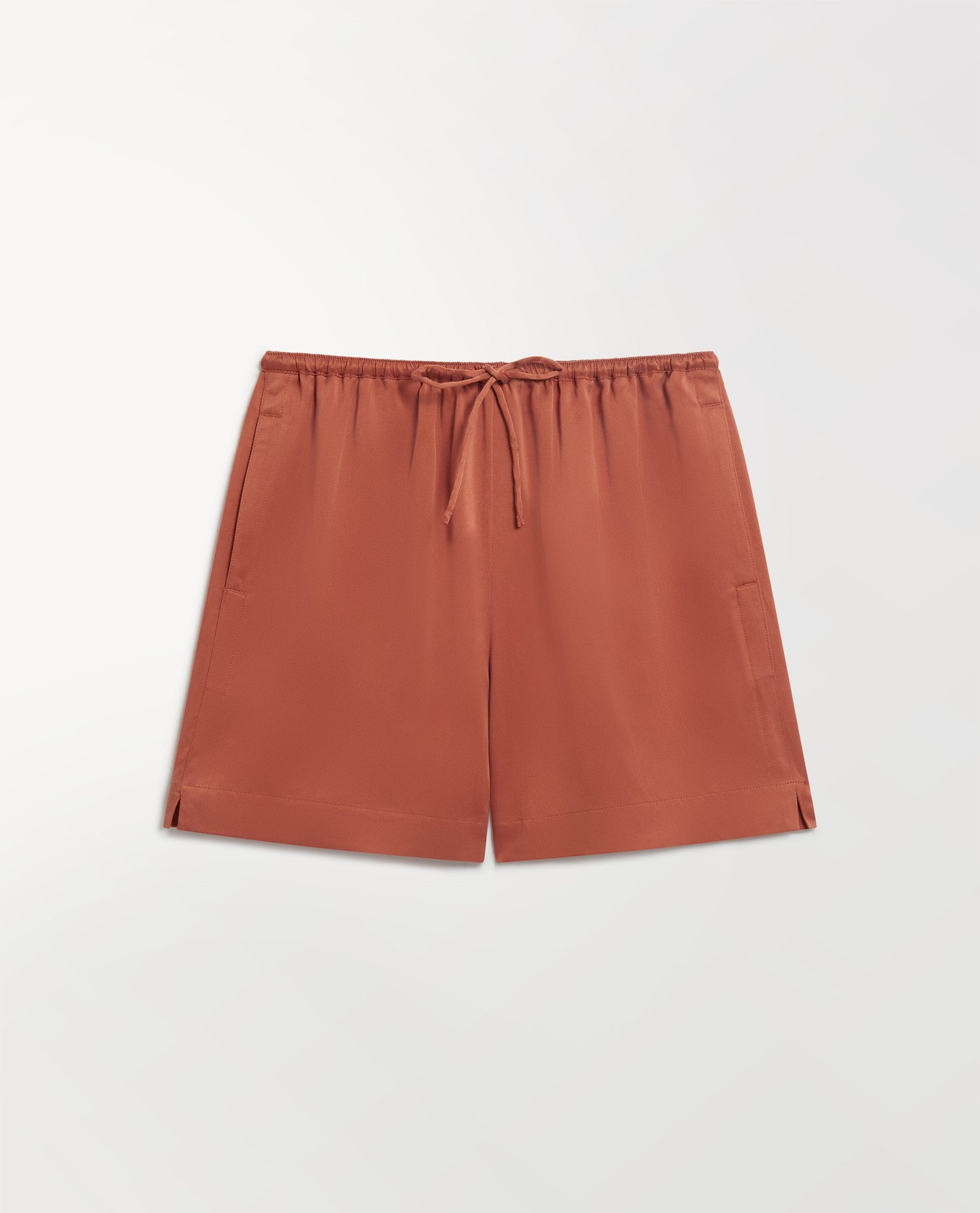 Women's Easy-Silk Relaxed Shorts - Rust