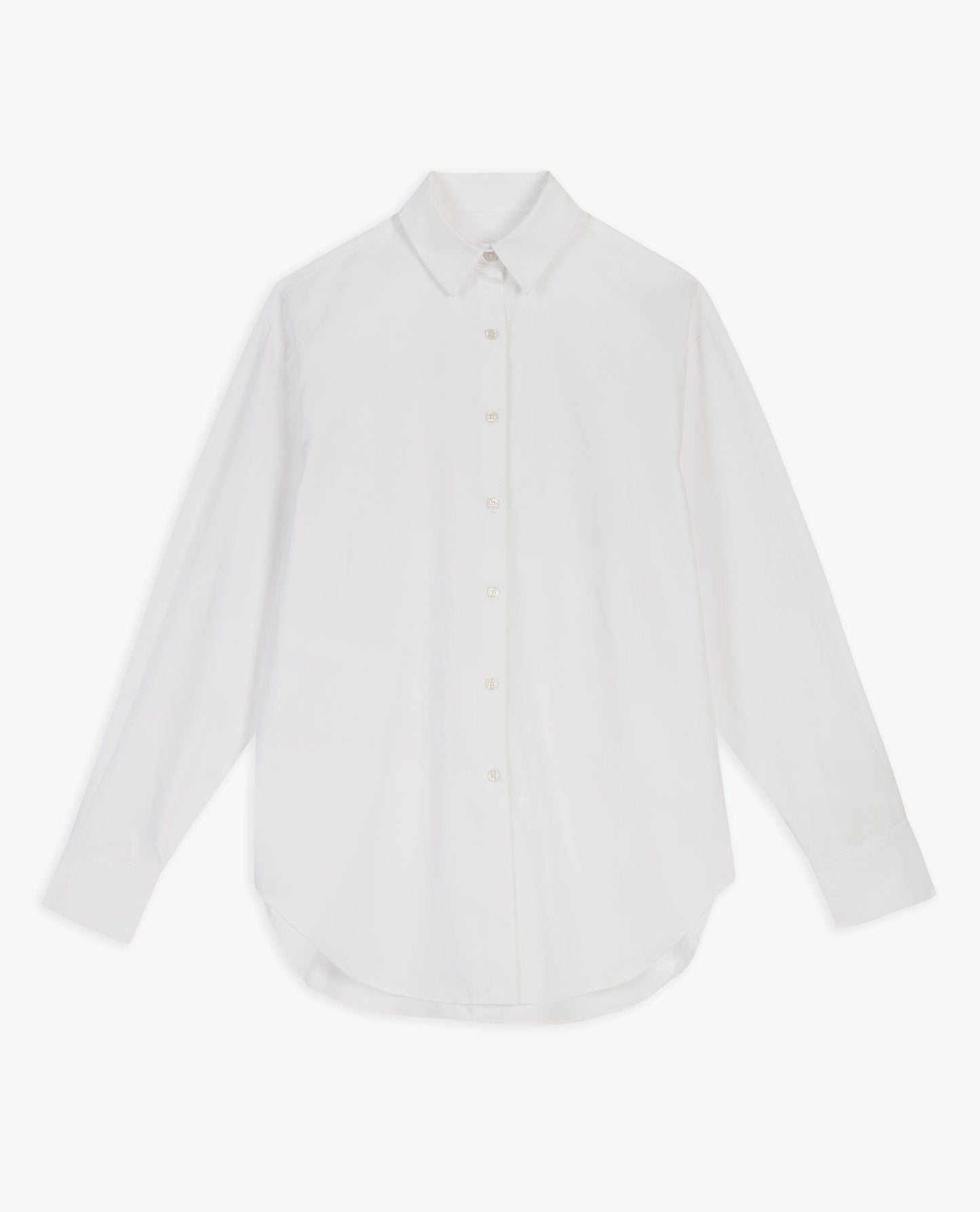 Women's Organic Cotton Poplin Shirt - White
