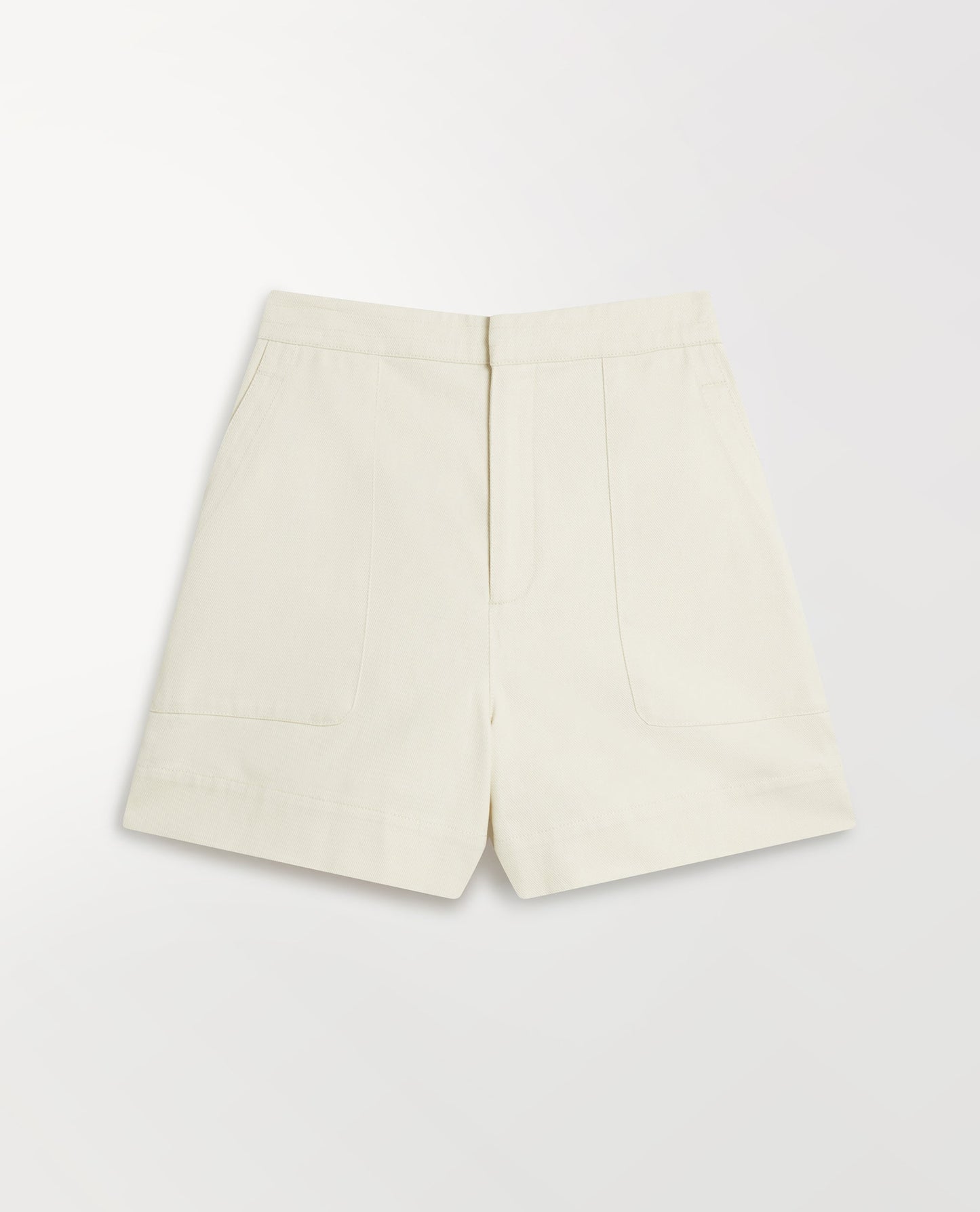 Women's Organic Denim Shorts - Parchment