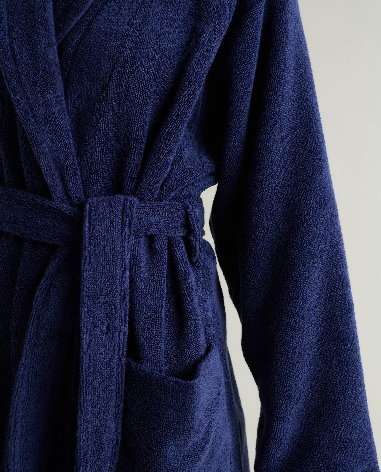 Women's Terry Bathrobe - Navy