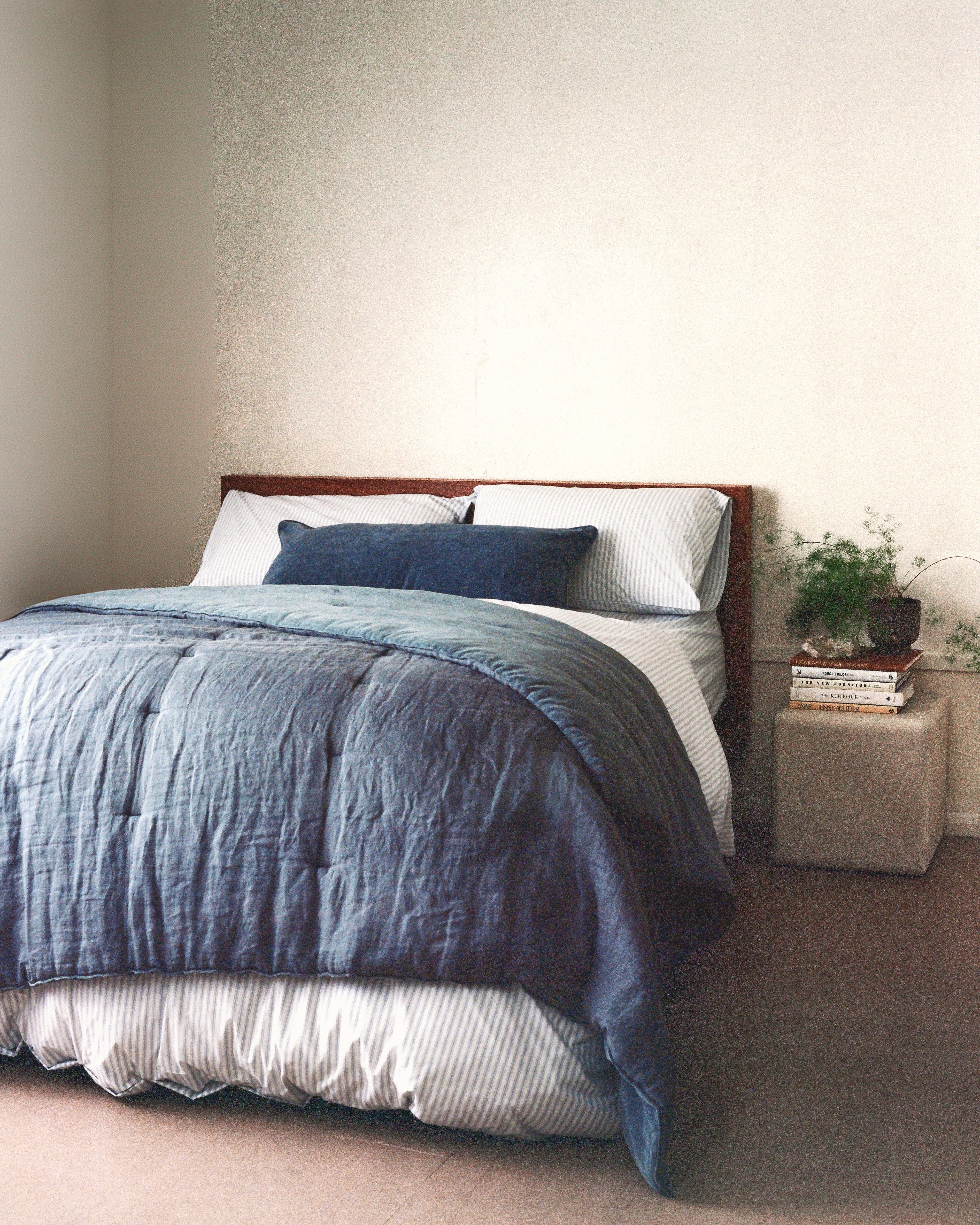 Long-staple cotton bed linen