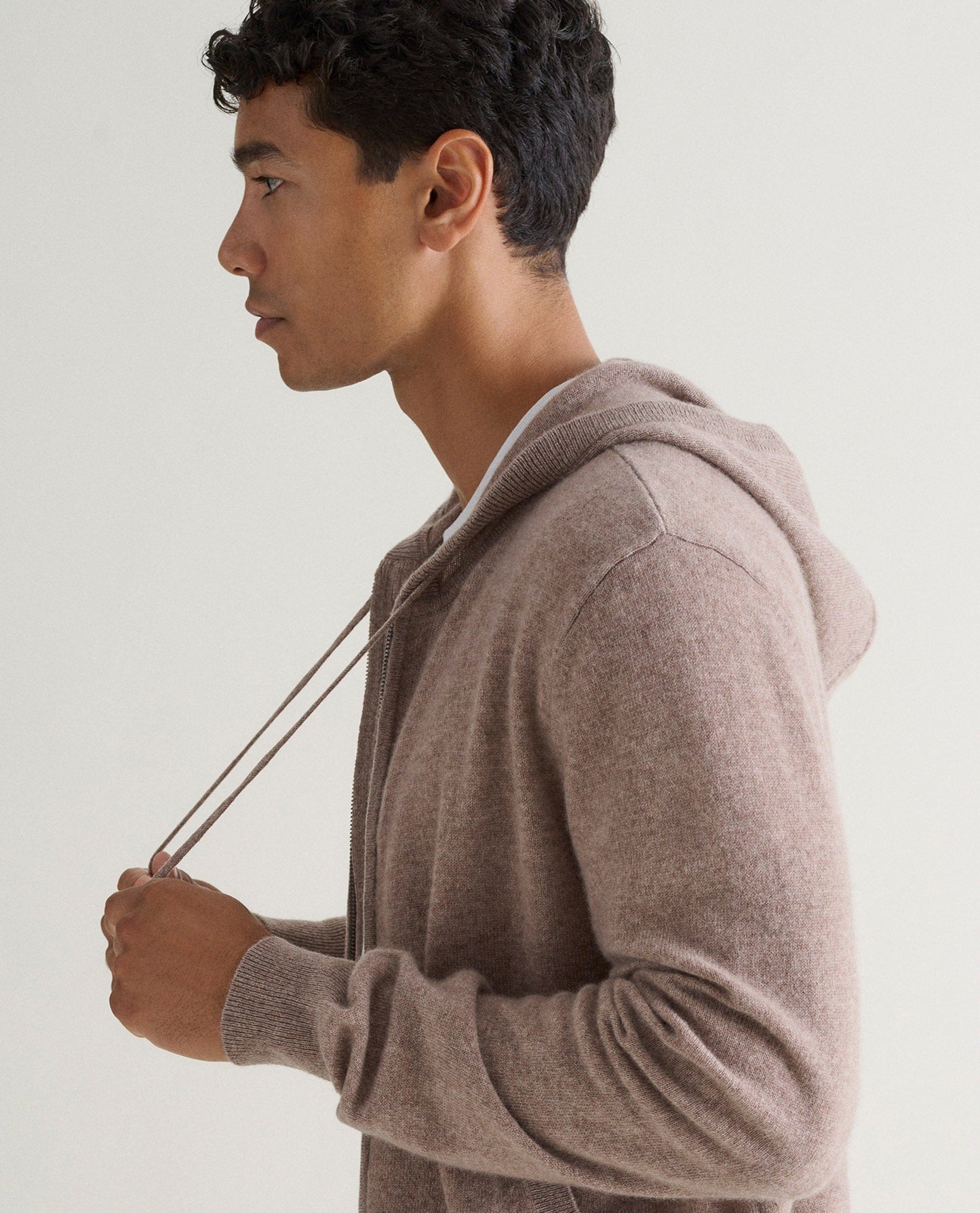 Men's Finest Cashmere Full Zip Hoodie