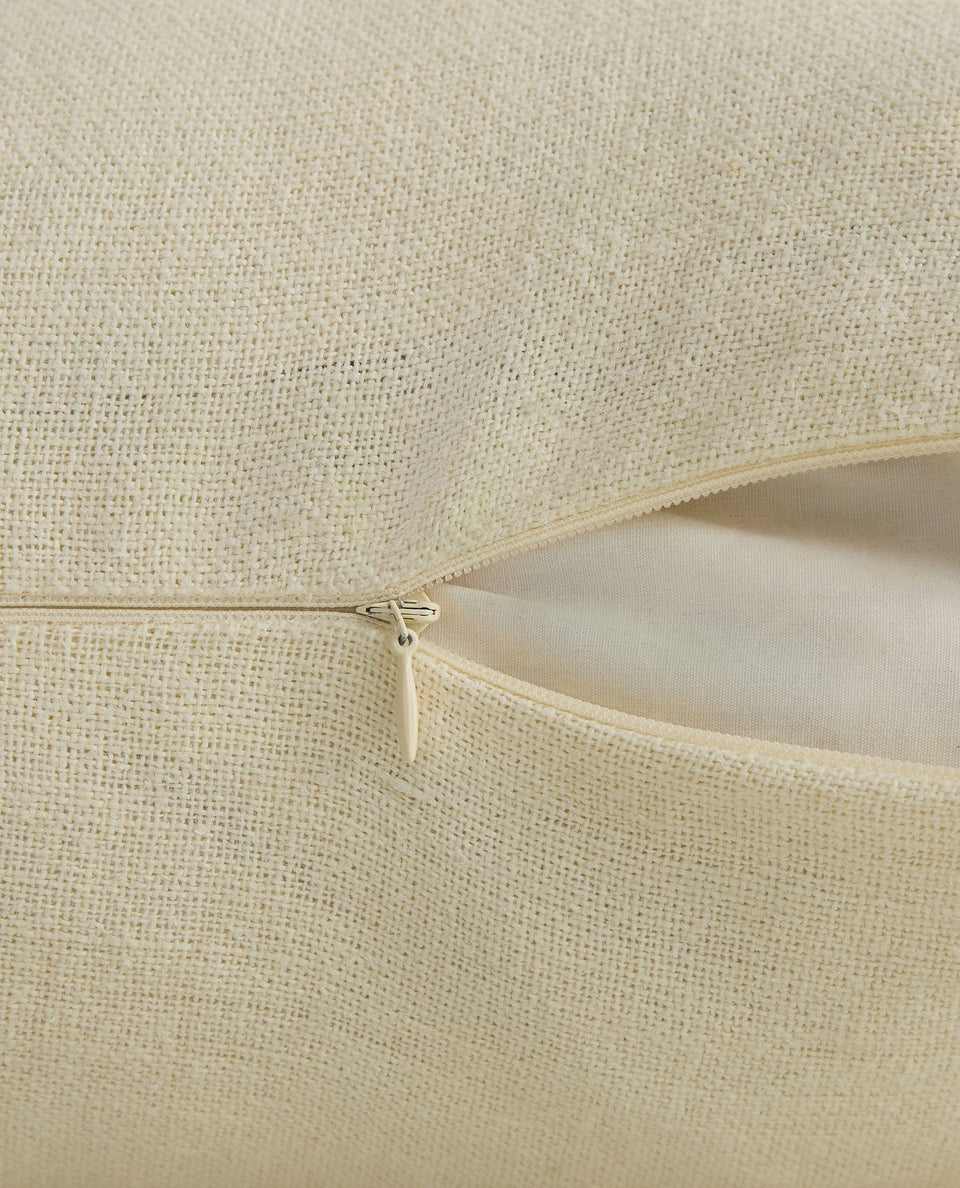 Lumbar Cushion Cover - Alabaster